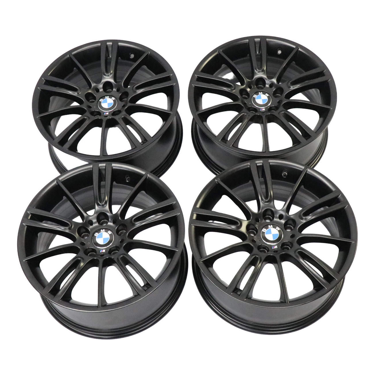 BMW E90 E91 E92 E93 Set complet 4x jante noire 18" M Spider Spoke 193