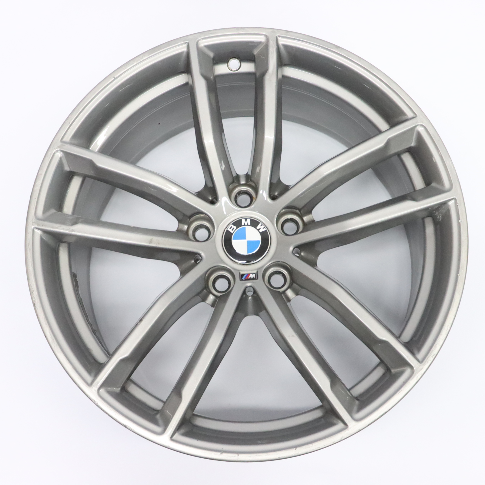 BMW G30 Jante arrière alliage gris ferrique 18" 9J Double rayon 662M 8093406