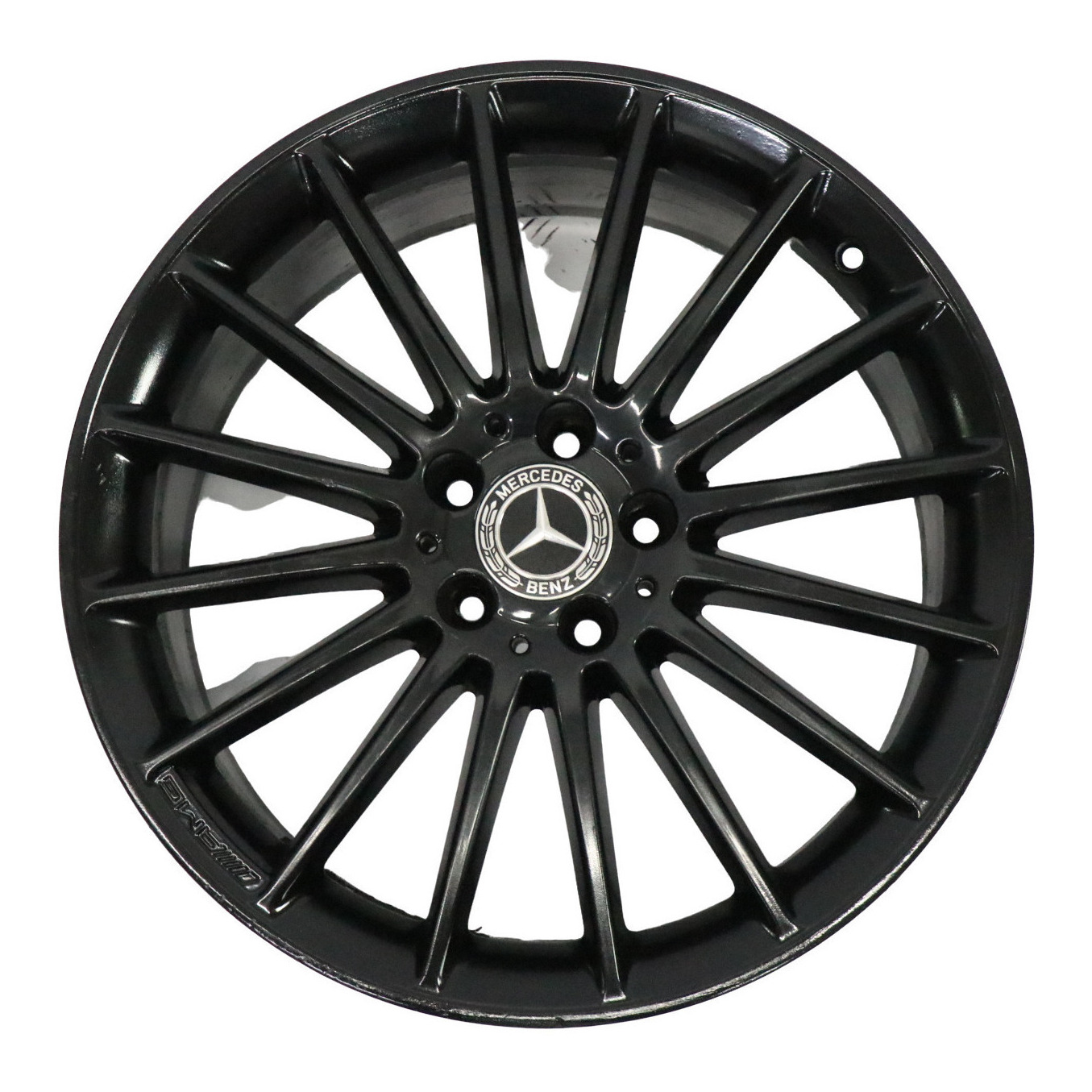 Mercedes C117 W176 AMG jante alliage noire 19" 16 branches ET:48 8J A1764010502