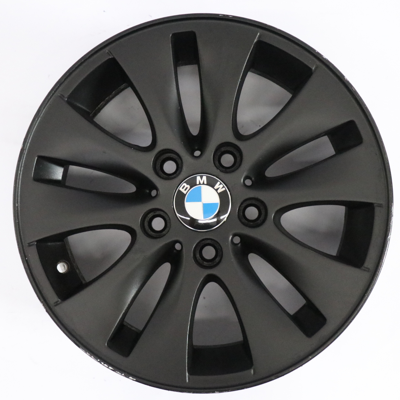 BMW E81 E82 E87 E88 Jante alliage noire 16" V-spoke 229 ET:44 7J 6774684