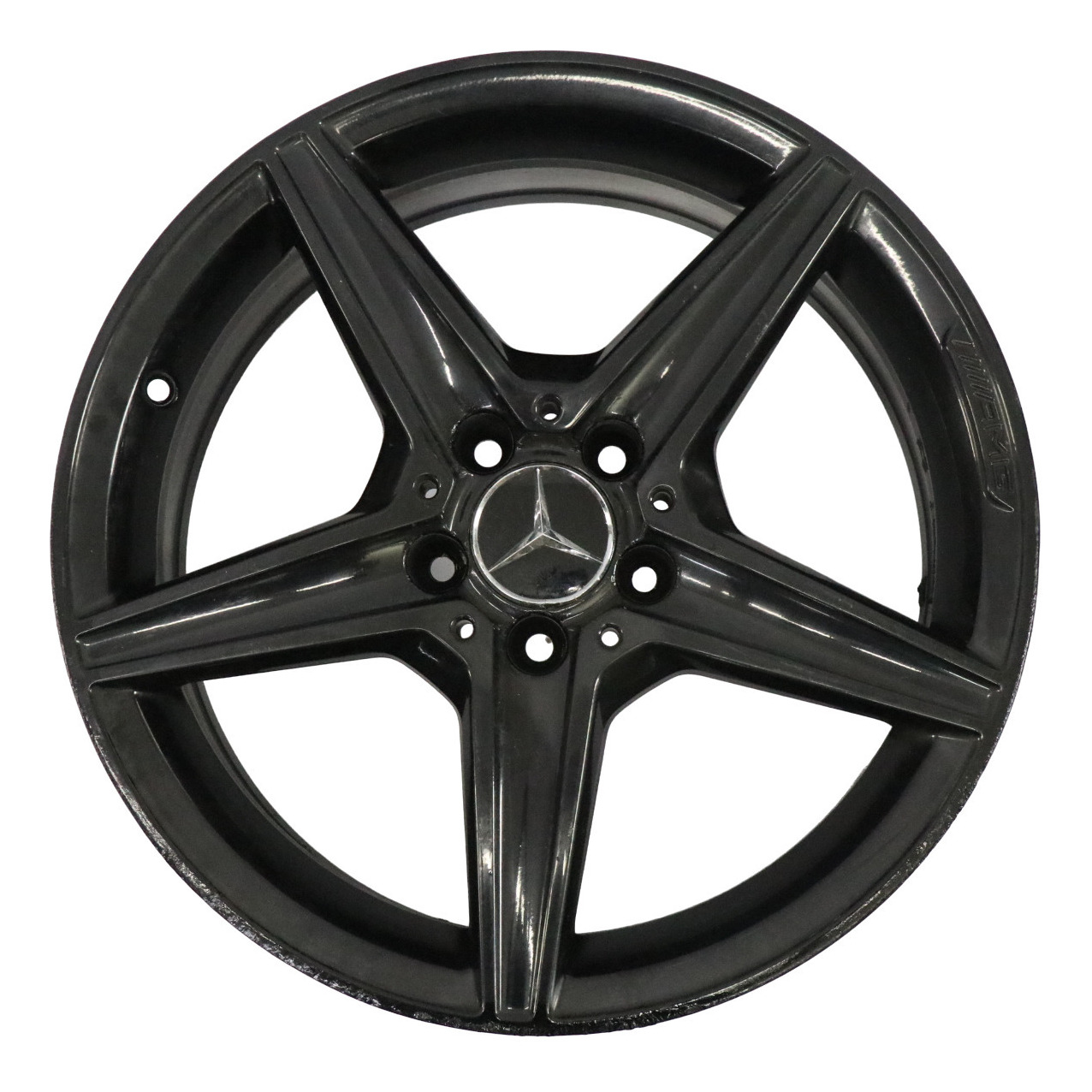 Mercedes W205 Jante en Alliage AMG Noire 5 Spoke 18" 7,5J ET:44 A2054011100