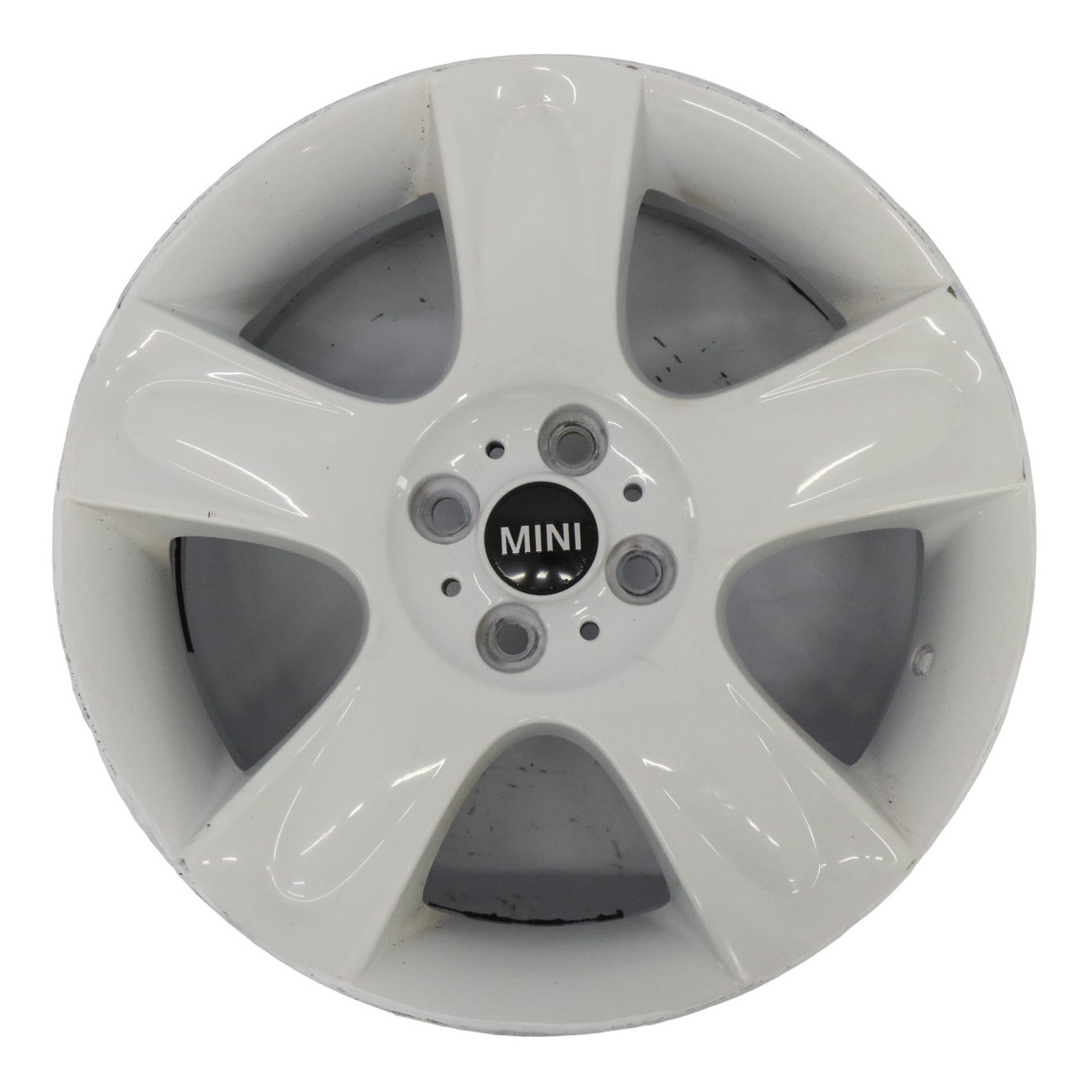 Mini R50 R52 R53 Jante blanche en alliage léger 17" 7J ET:47 5-Star 91 6764099