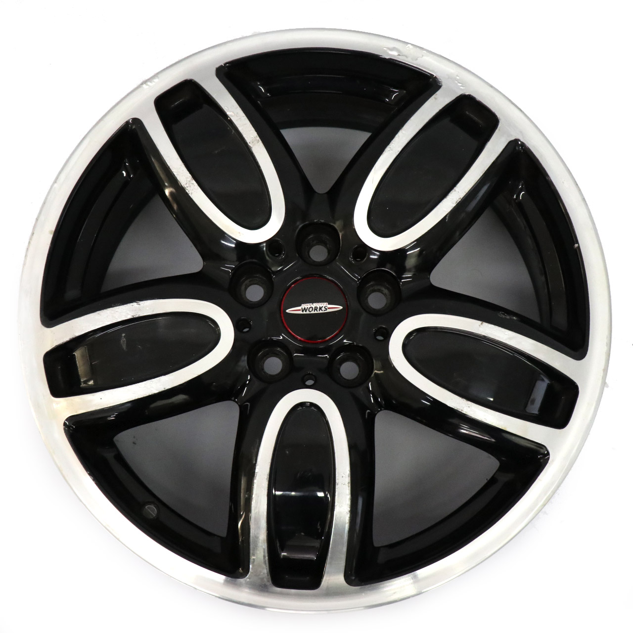 Mini F55 F56 F57 Noir Jante Alliage 18" 7J ET:54 JCW Cup Spoke 6855115