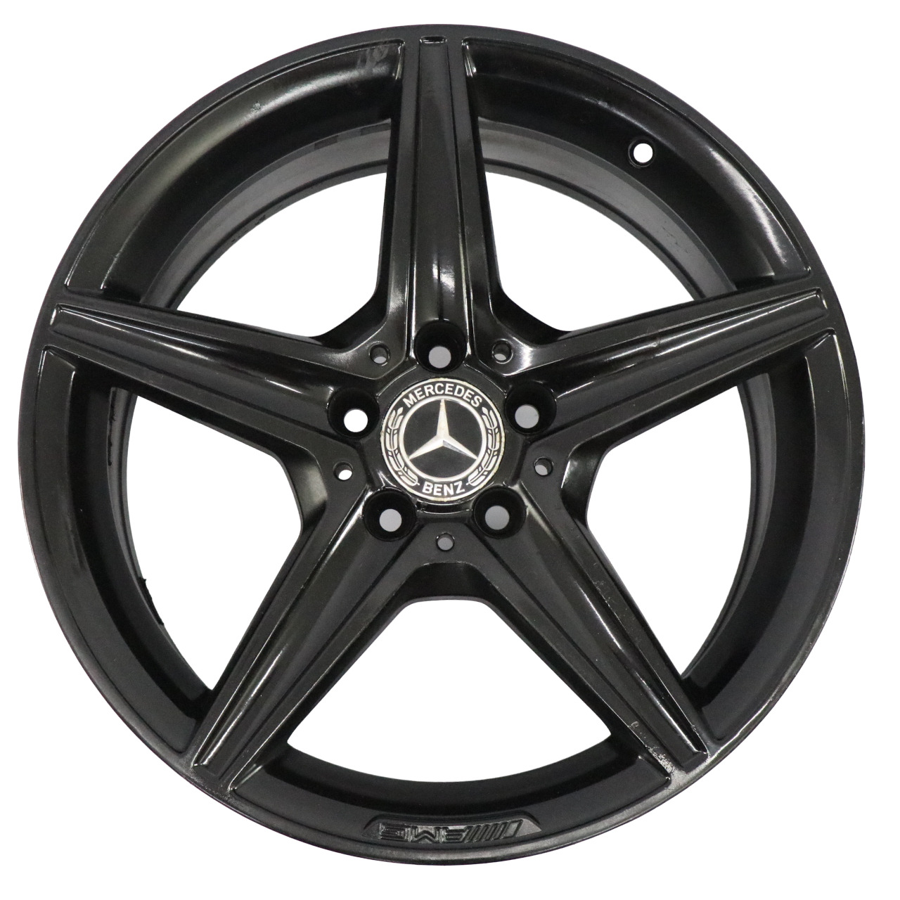 Mercedes W205 Jante alliage AMG noire à 5 branches 18" 8,5J ET:49 A2054011200