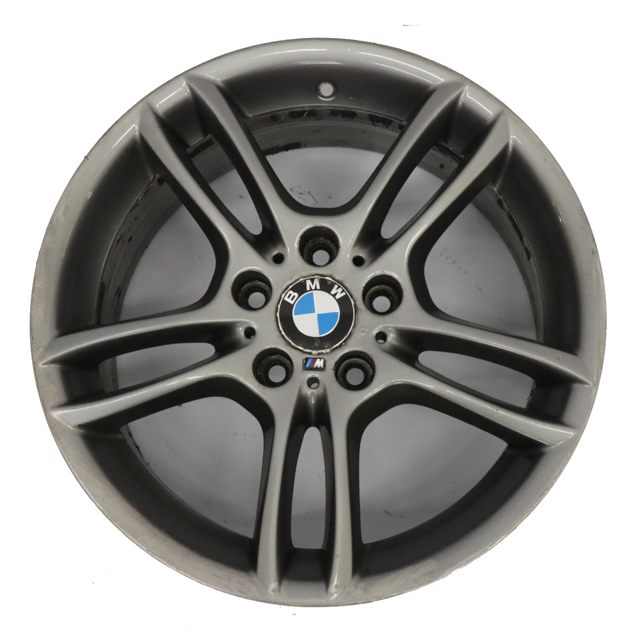 BMW E87 Jante arriere grise alliage 18" 8,5J ET:52 M Double Rayons 261 7842608