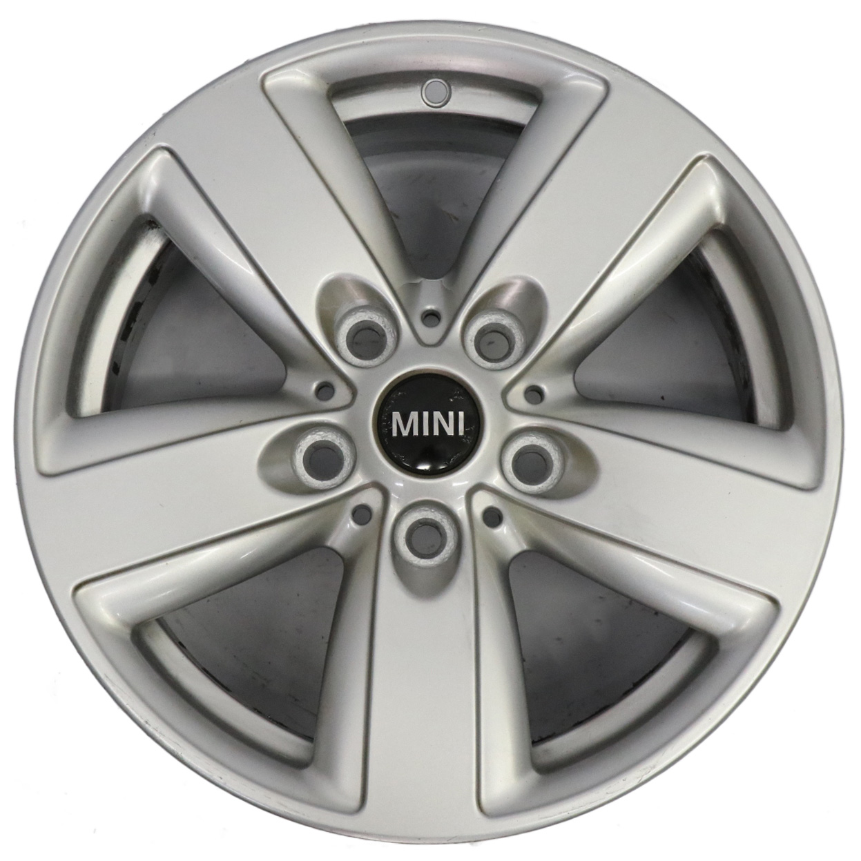 Mini R60 R61 Jante argentée alliage 16" 6,5J ET:46 5 Star Air Spoke 140 9811729