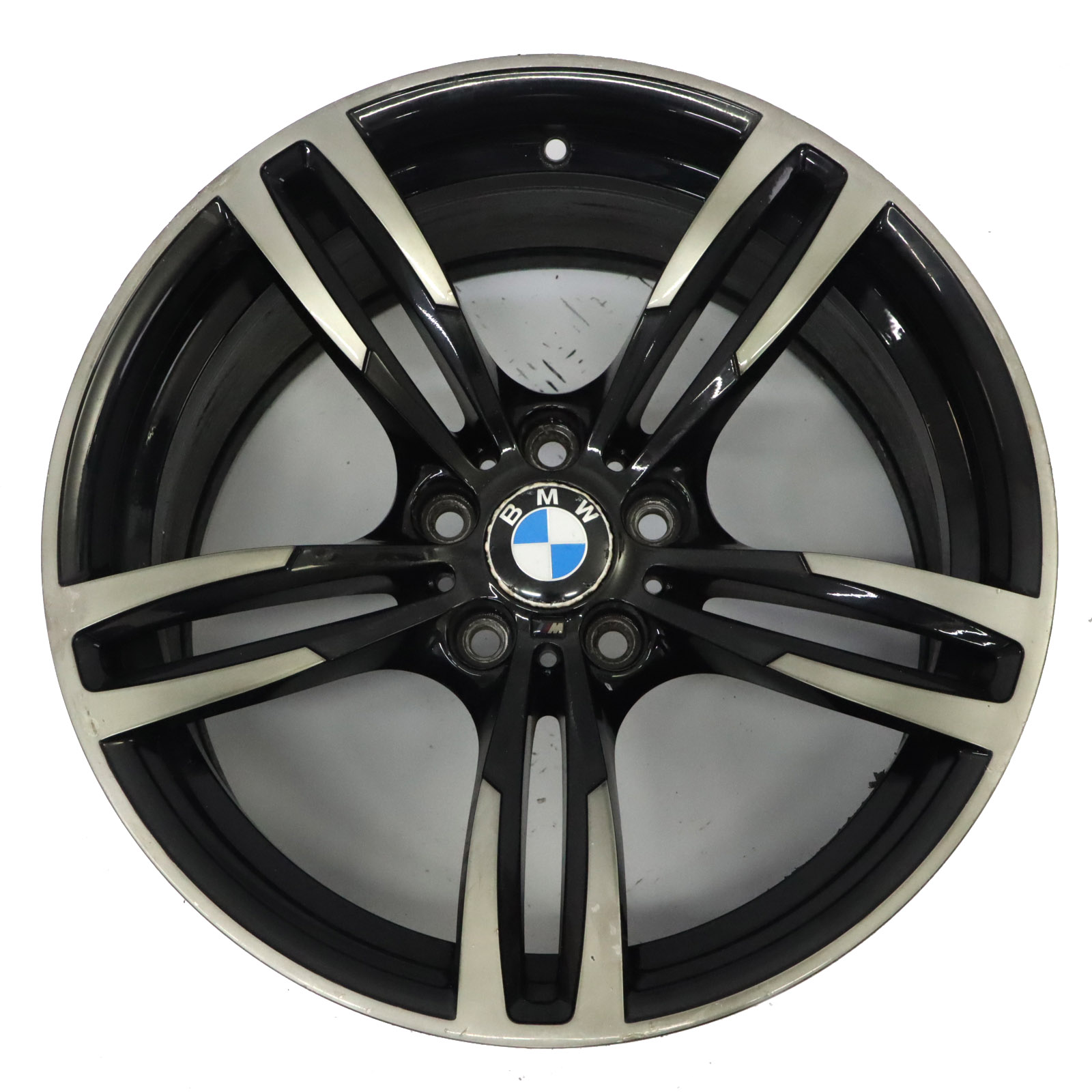 BMW F80 M3 F82 M4 Roue arrière Jante alliage M deux branches 19" 10J 2284756