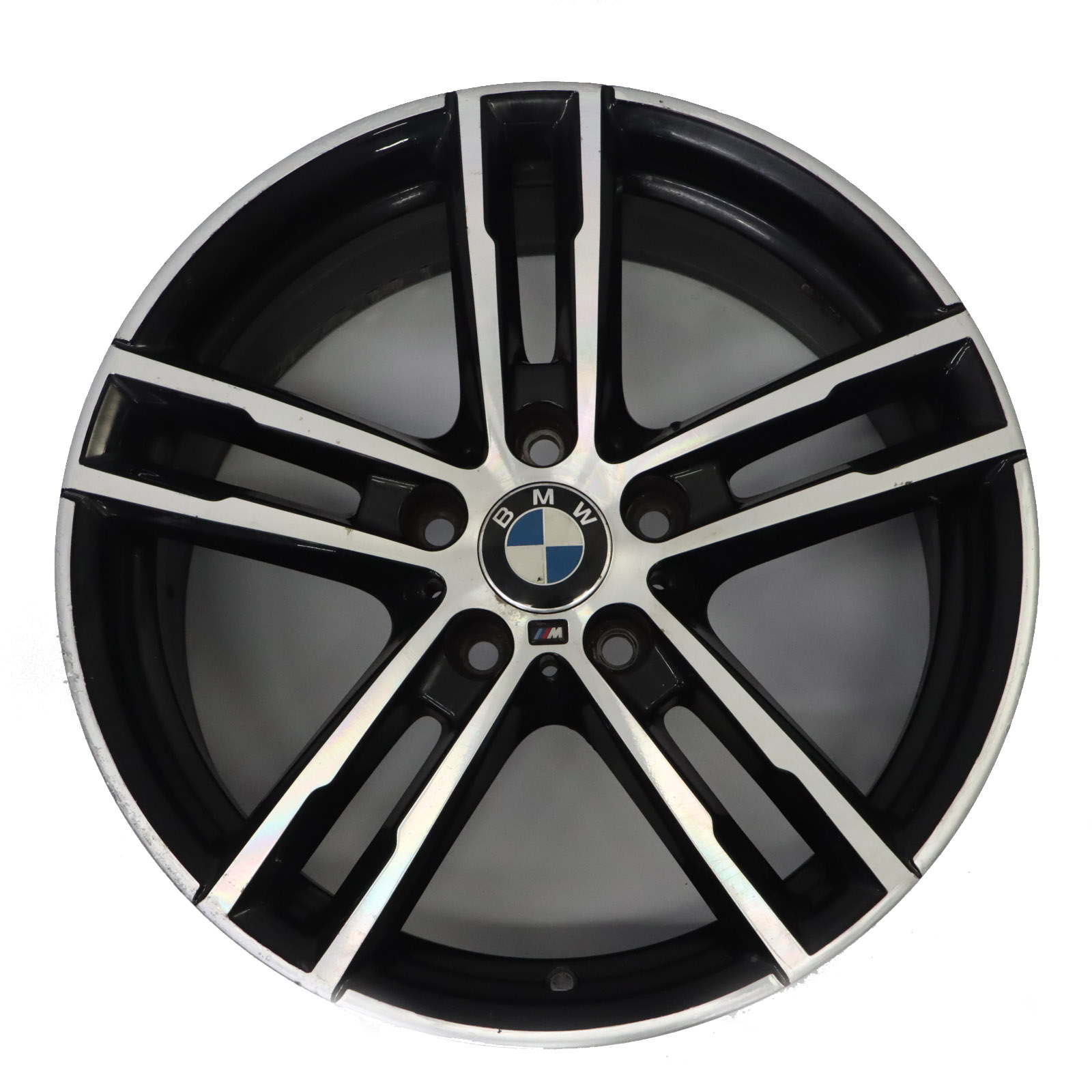 BMW F20 F21 F22 Noir Jante Alliage 18" 7,5J ET:45 M Double Rayon 719 8074185