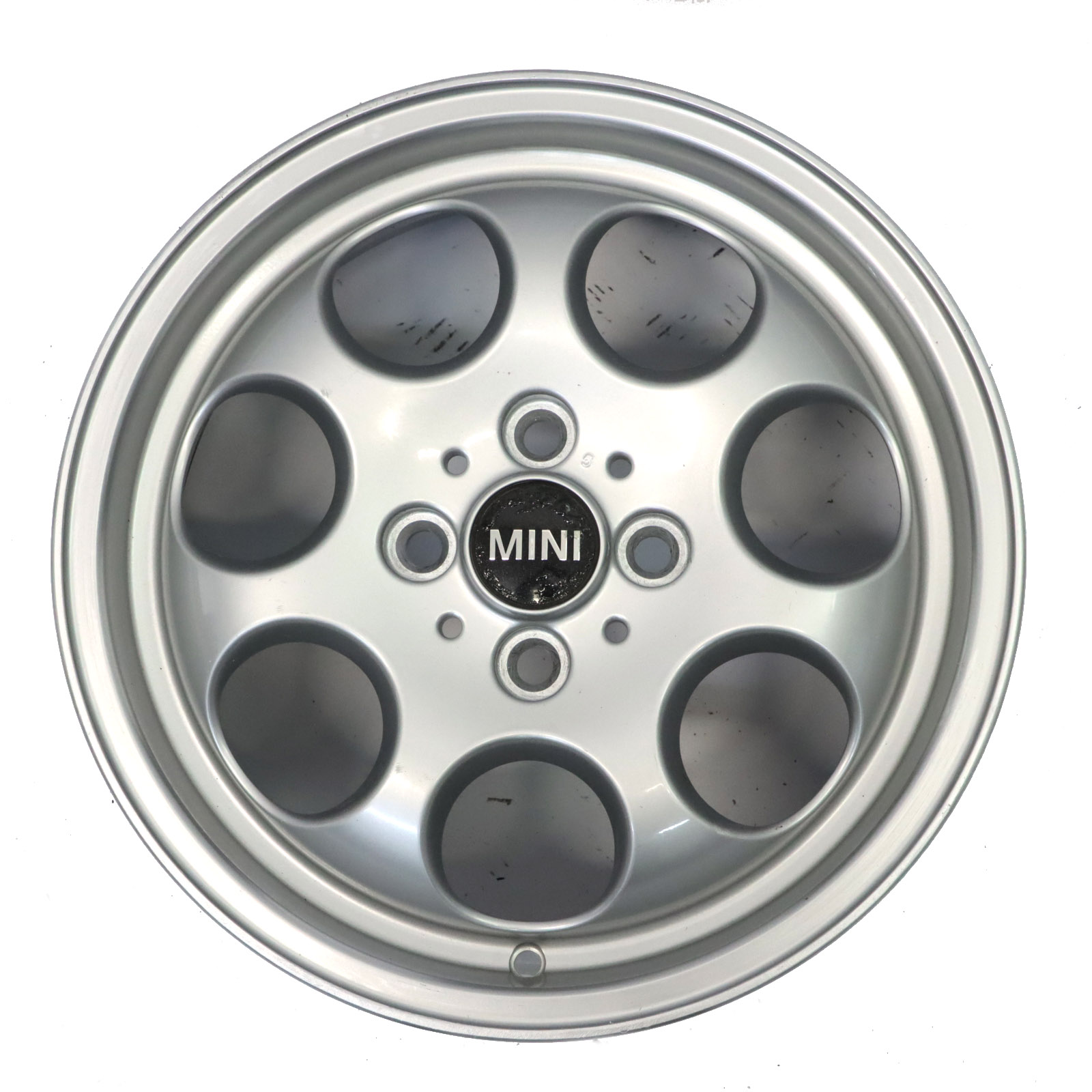 Mini Cooper R50 R56 Argent Alliage 15" 5,5J ET:45 Roue 7 Trou 81 1512458