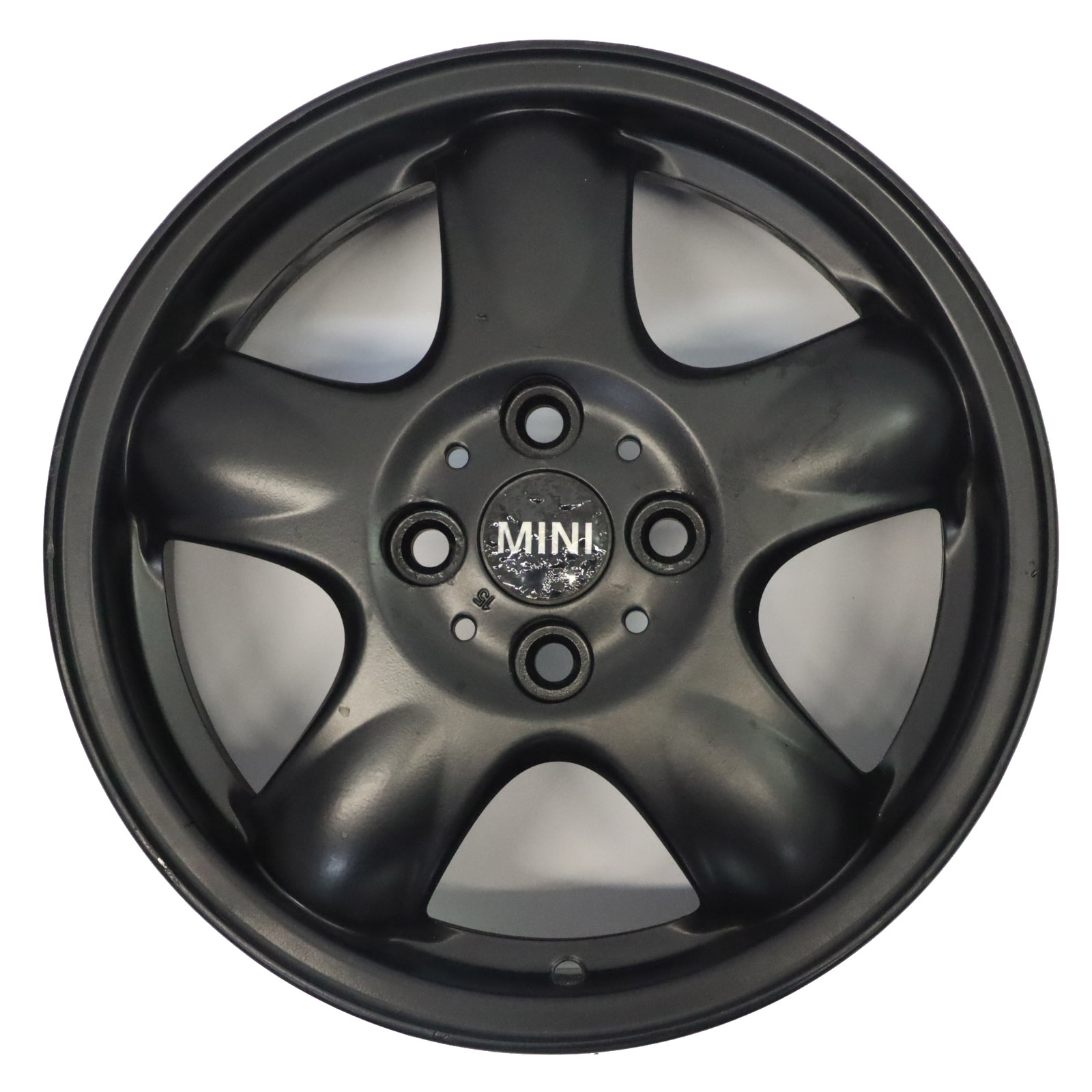 Mini Cooper One R50 R55 R56 Jante alliage noire 15" 5-Start Spooler 100