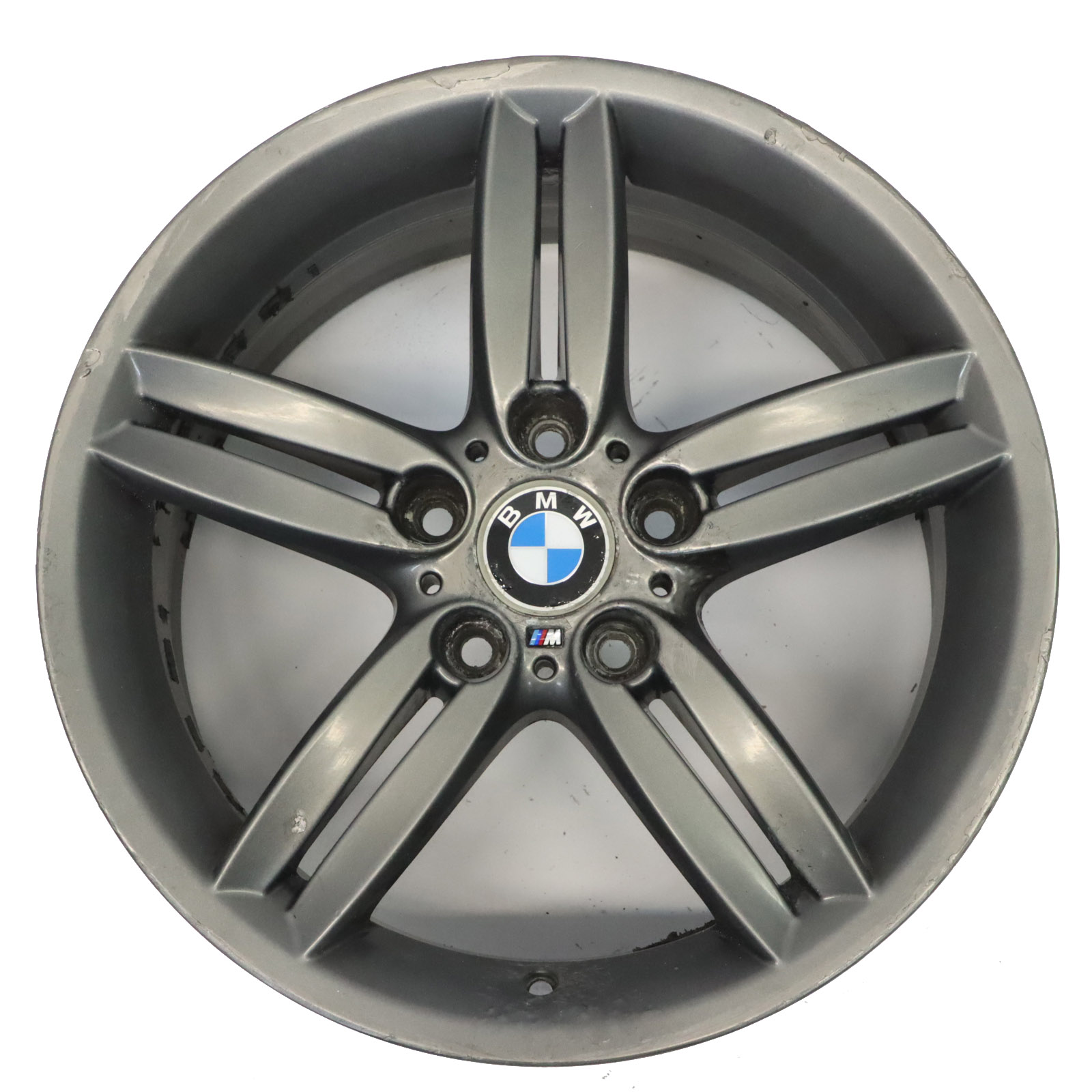 BMW E81 E87 Jante arrière en alliage gris 18" 8,5J M Double Spoke 208 7839305