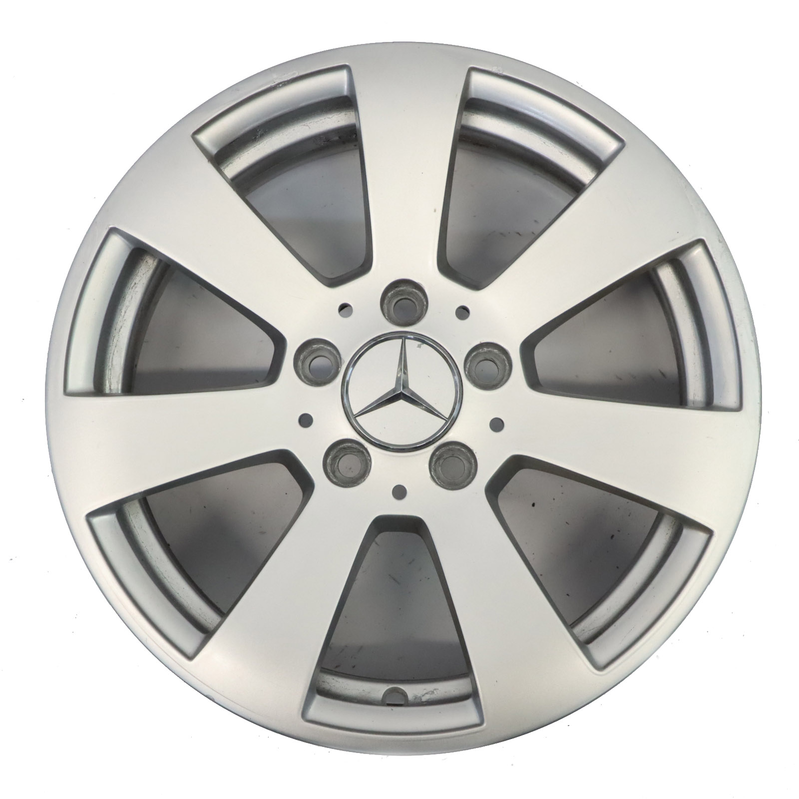 Mercedes W204 Jante alliage argentée 7 branches 16" 6J ET:39 A2044011002