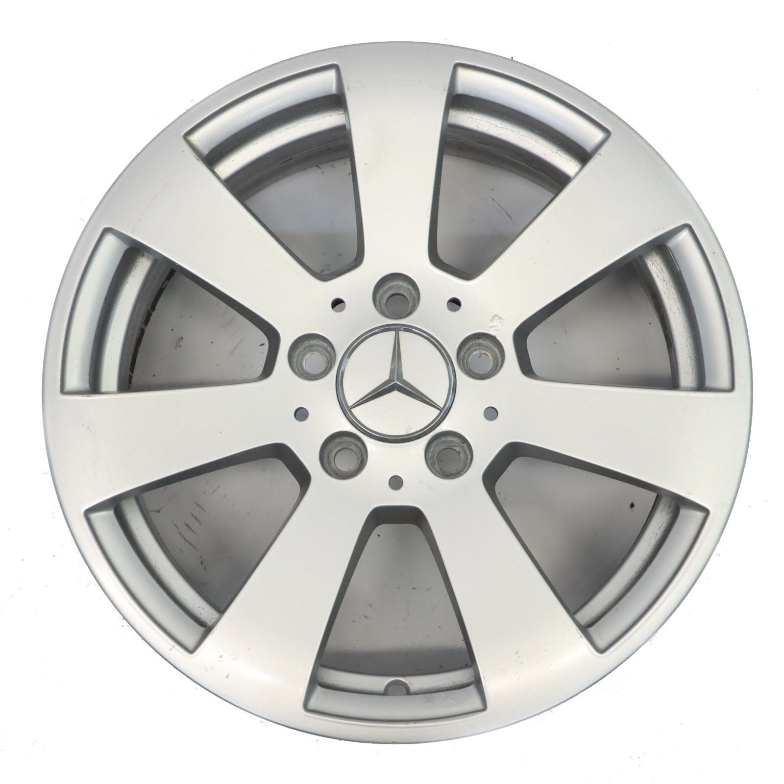 Mercedes W204 Jante alliage argentée 7 branches 16" 6J ET:39 A2044011002