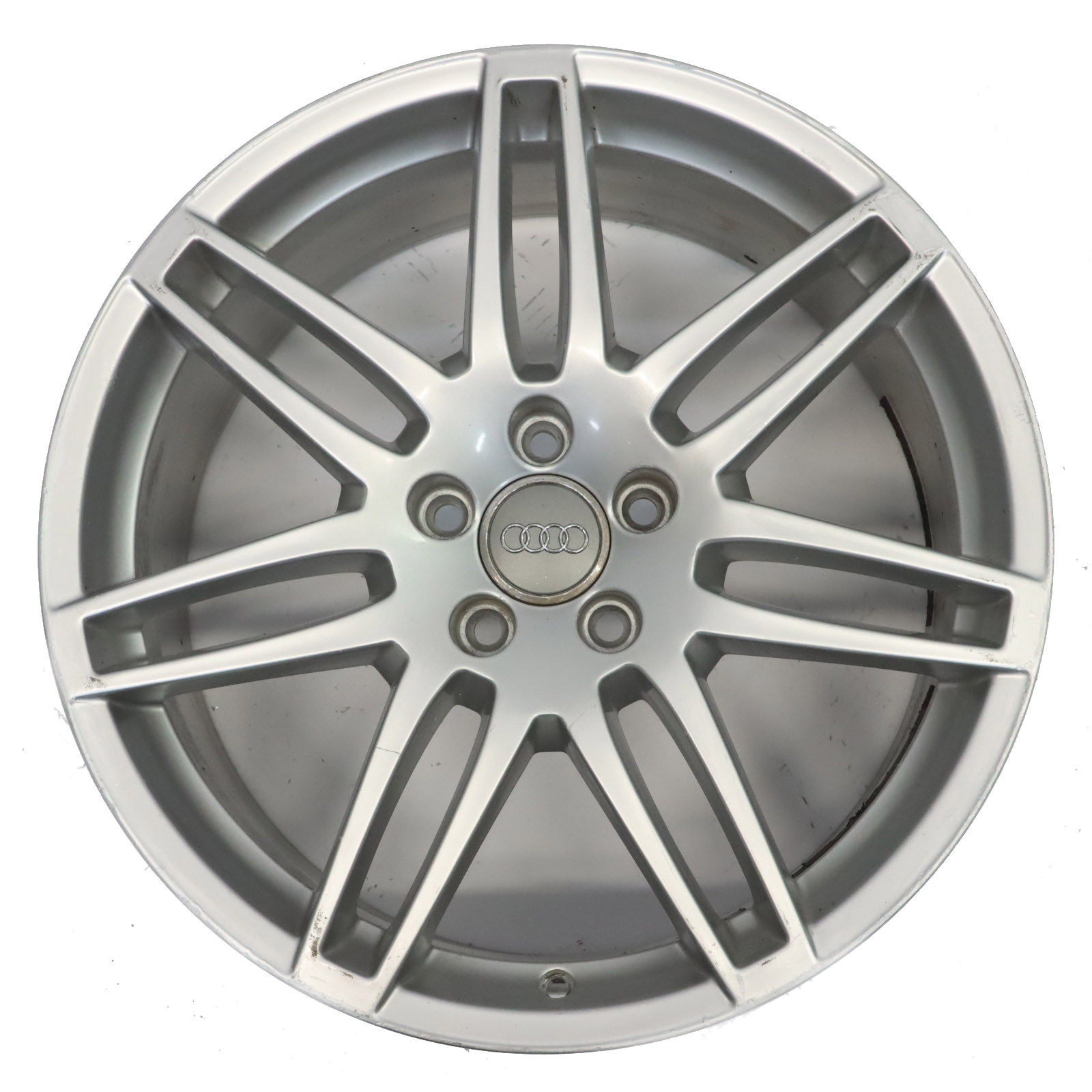 Audi A6 C6 Jante argentée alliage 19" 8,5J ET:48 Twin Spoke Le Mans 4F0601025BA