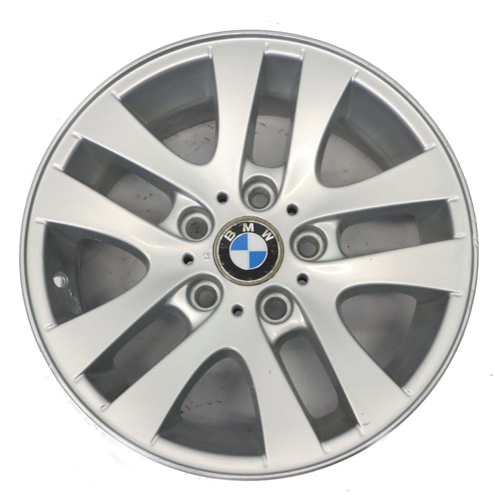 BMW 3 E90 E91 Argent Jantes Alu Alliage 16 " Rayons Doubles 156 7J Et :3 4