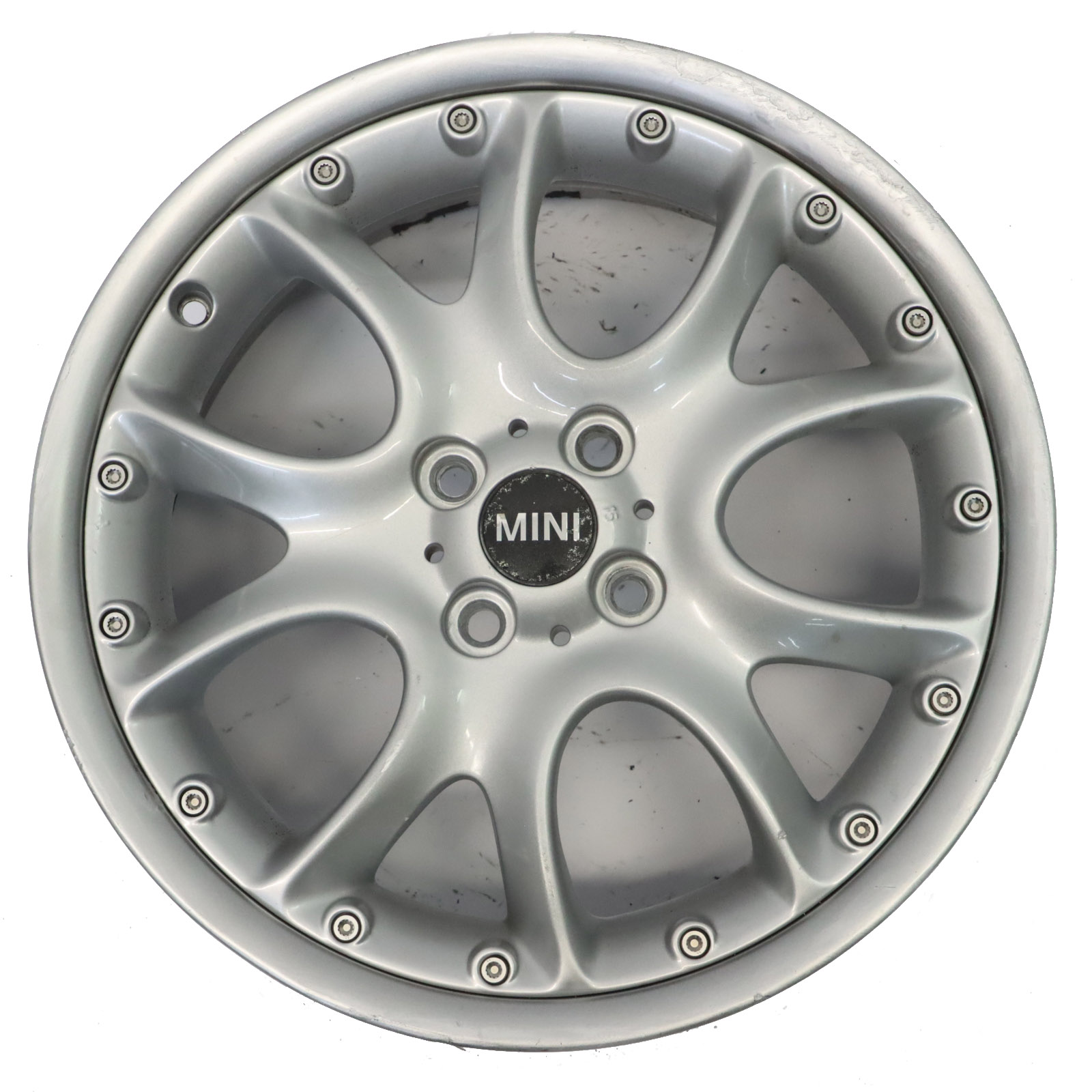 Mini Cooper R50 R56 Silver Wheel Alloy Rim 17" 7J  ET:48 Web Cross Spoke 98