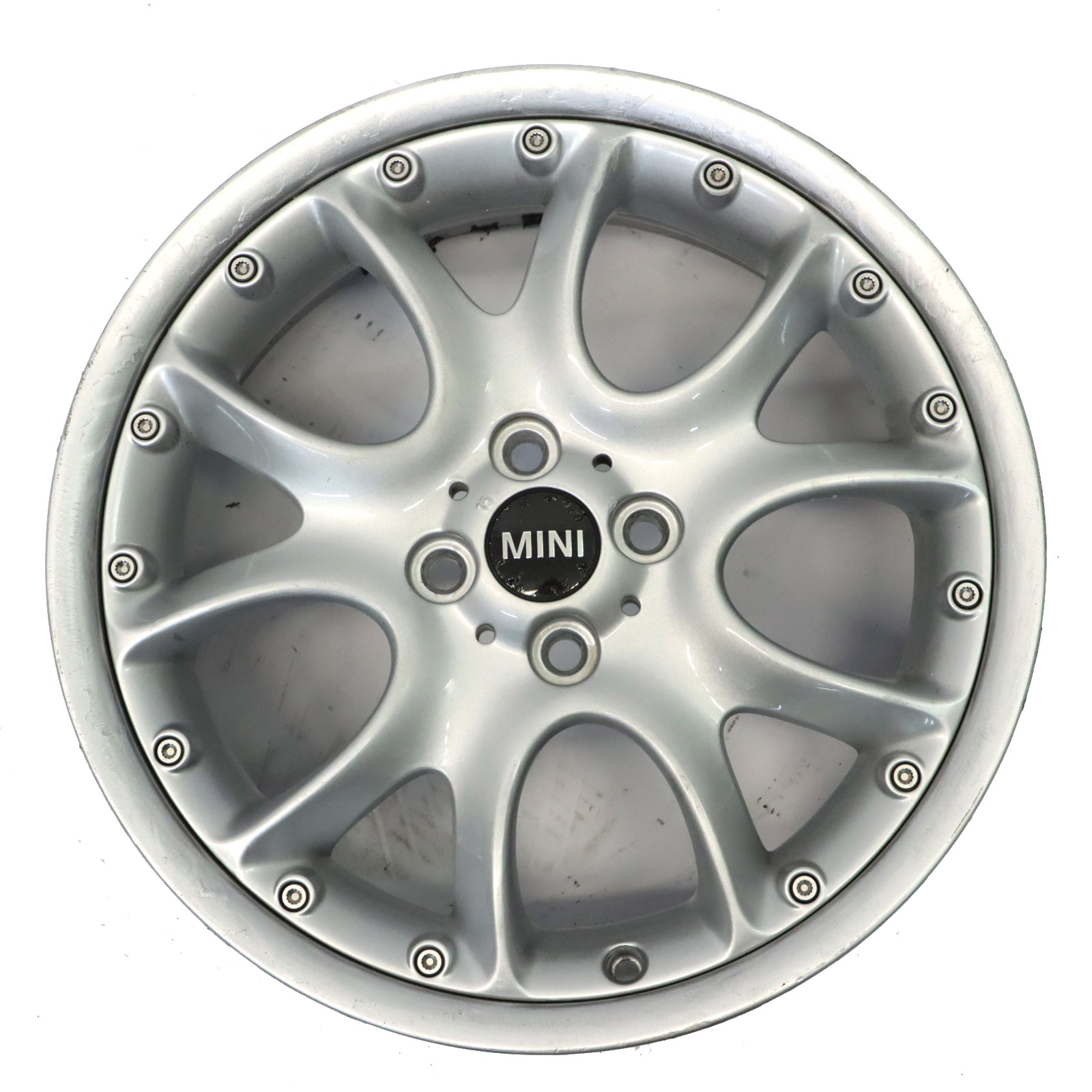 Mini Cooper R50 R53 R56 Argent Jante 7J 17" ET:48 Web Spoke Composite 98