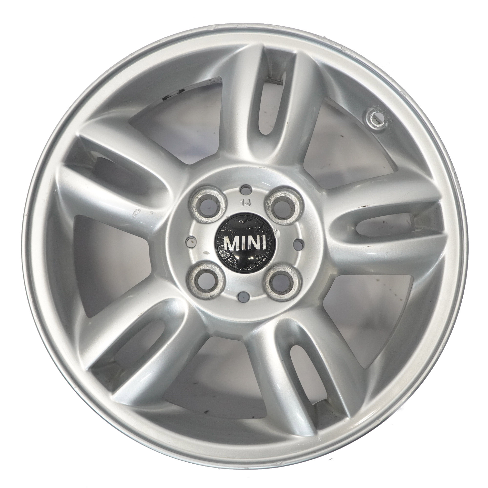 Mini Cooper R55 R56 Argent Jantes Alu Alliage 15" 5,5J etoile Twin Spoke 118