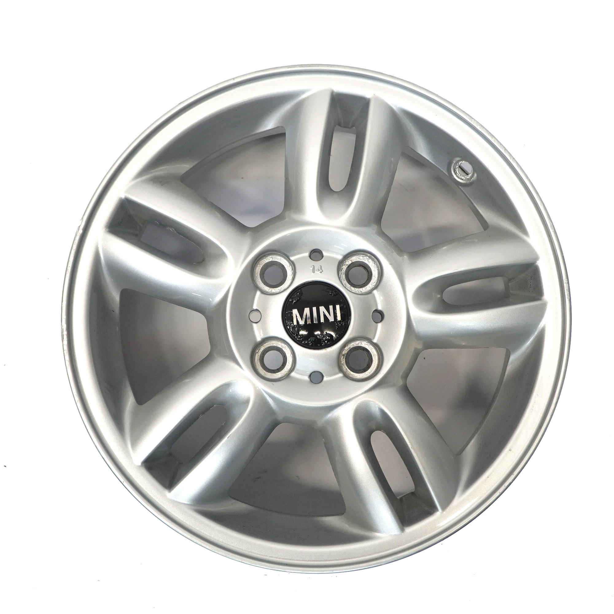 Mini Cooper One R56 Argent Jantes Alu Alliage 15" 5,5J etoile Twin Spoke 118