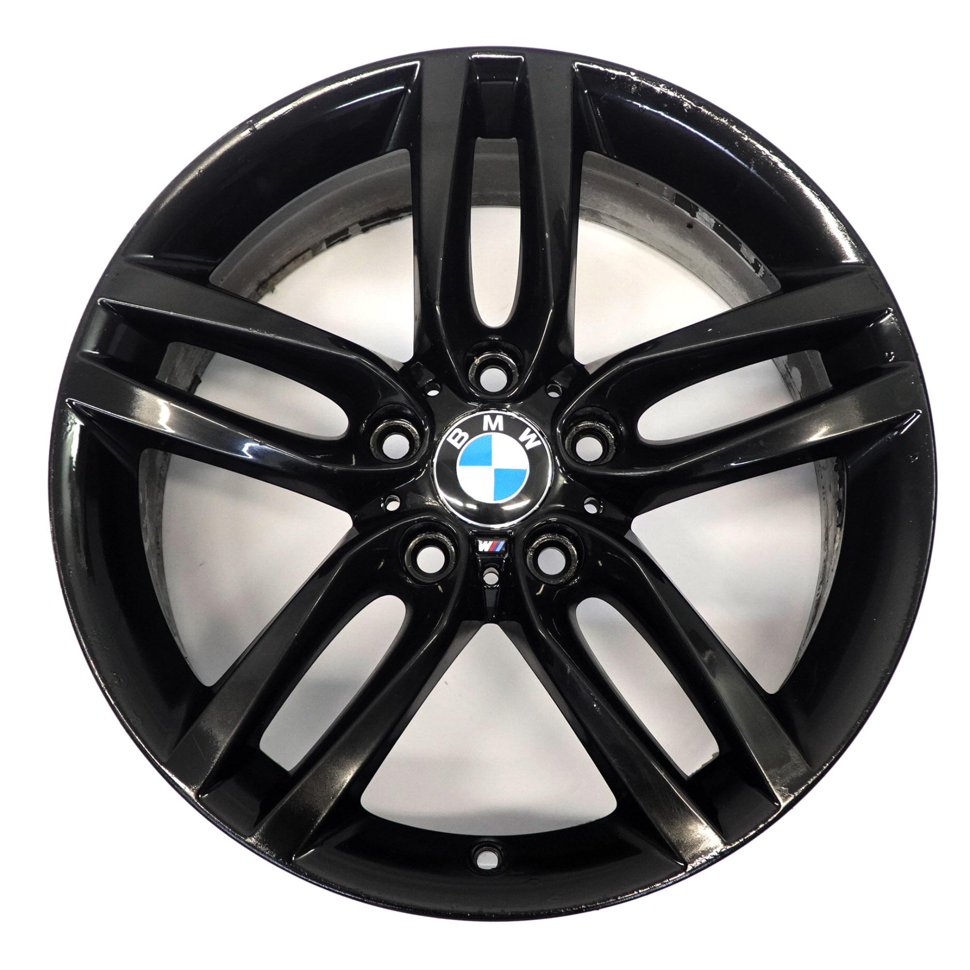 BMW F20 F21 Jante arrière alliage noir 18" ET:52 8J M Double Spoke 461 7846785