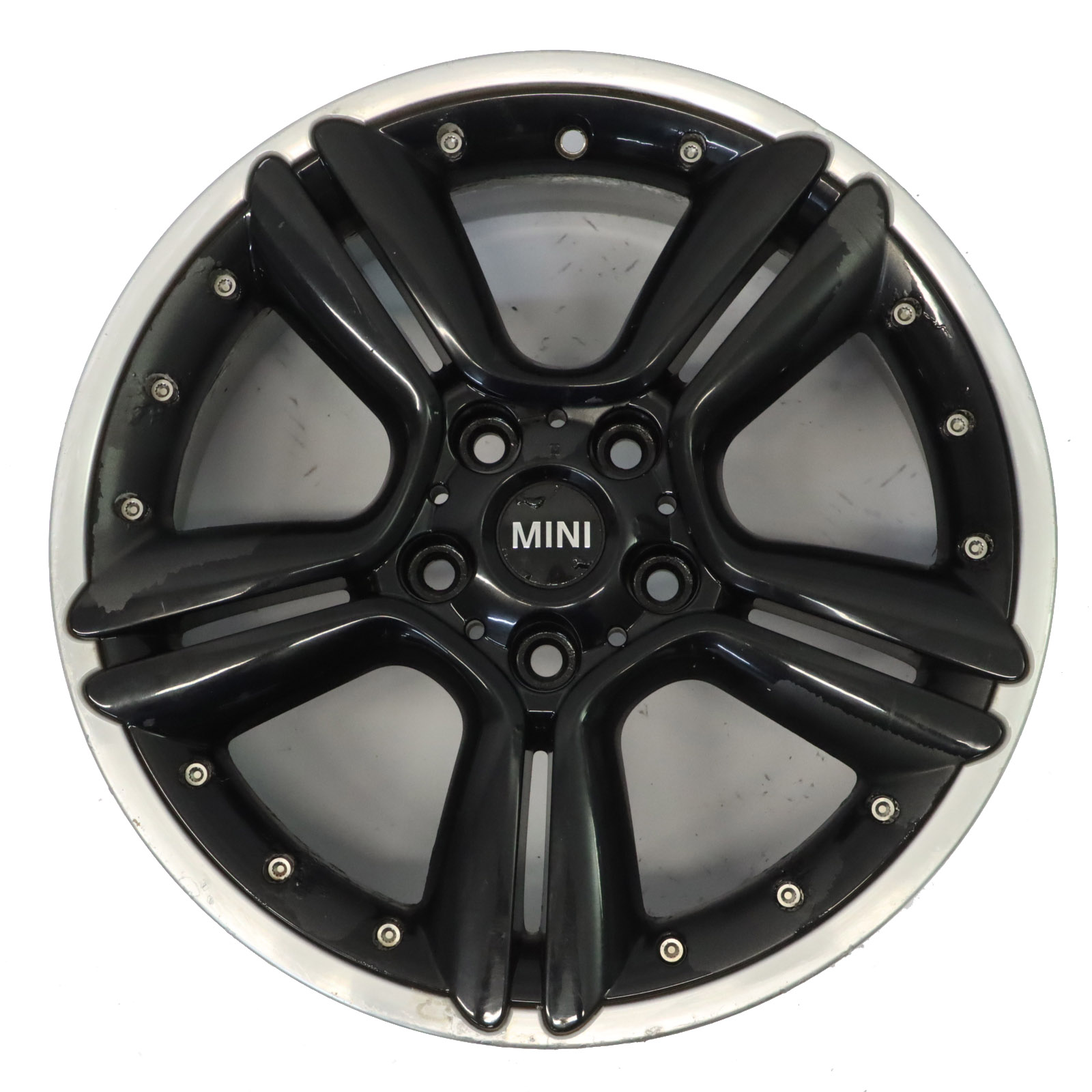 Mini Cooper R60 R61 Black Wheel Alloy Rim 18" ET:52 7,5J 5-Star Double Spoke 127