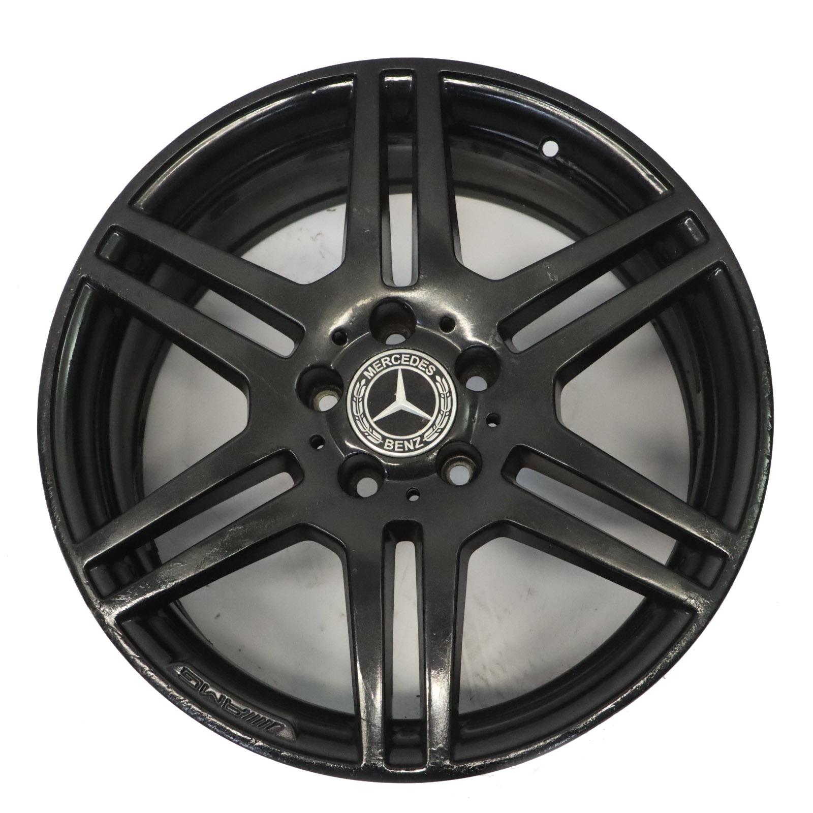 Mercedes C207 A207 AMG Jante avant en alliage noir 18" 8J ET:45 A2074011302