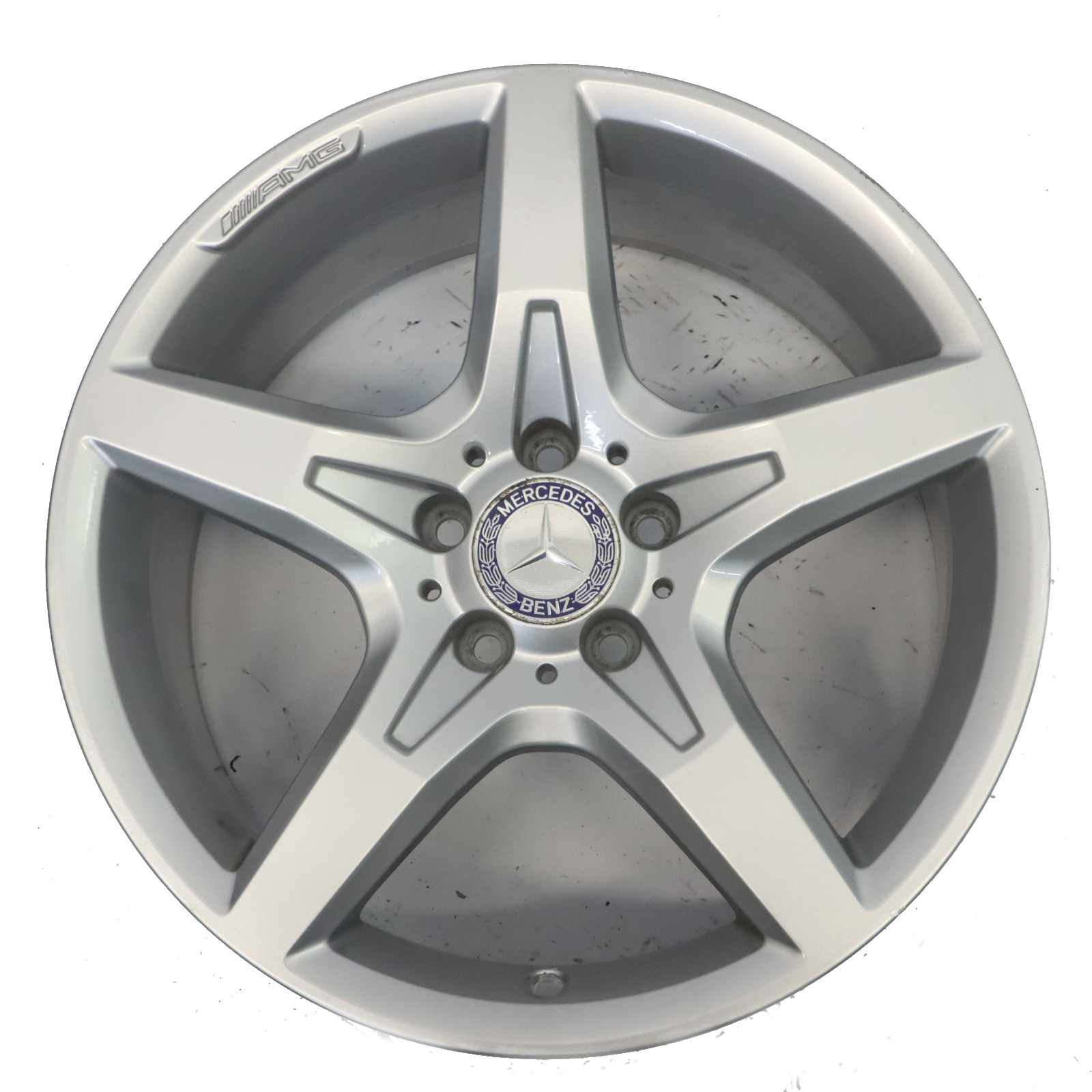 Mercedes R172 Jante arrière alliage argenté 18" ET:36 8,5J 5 Spoke A1724012702