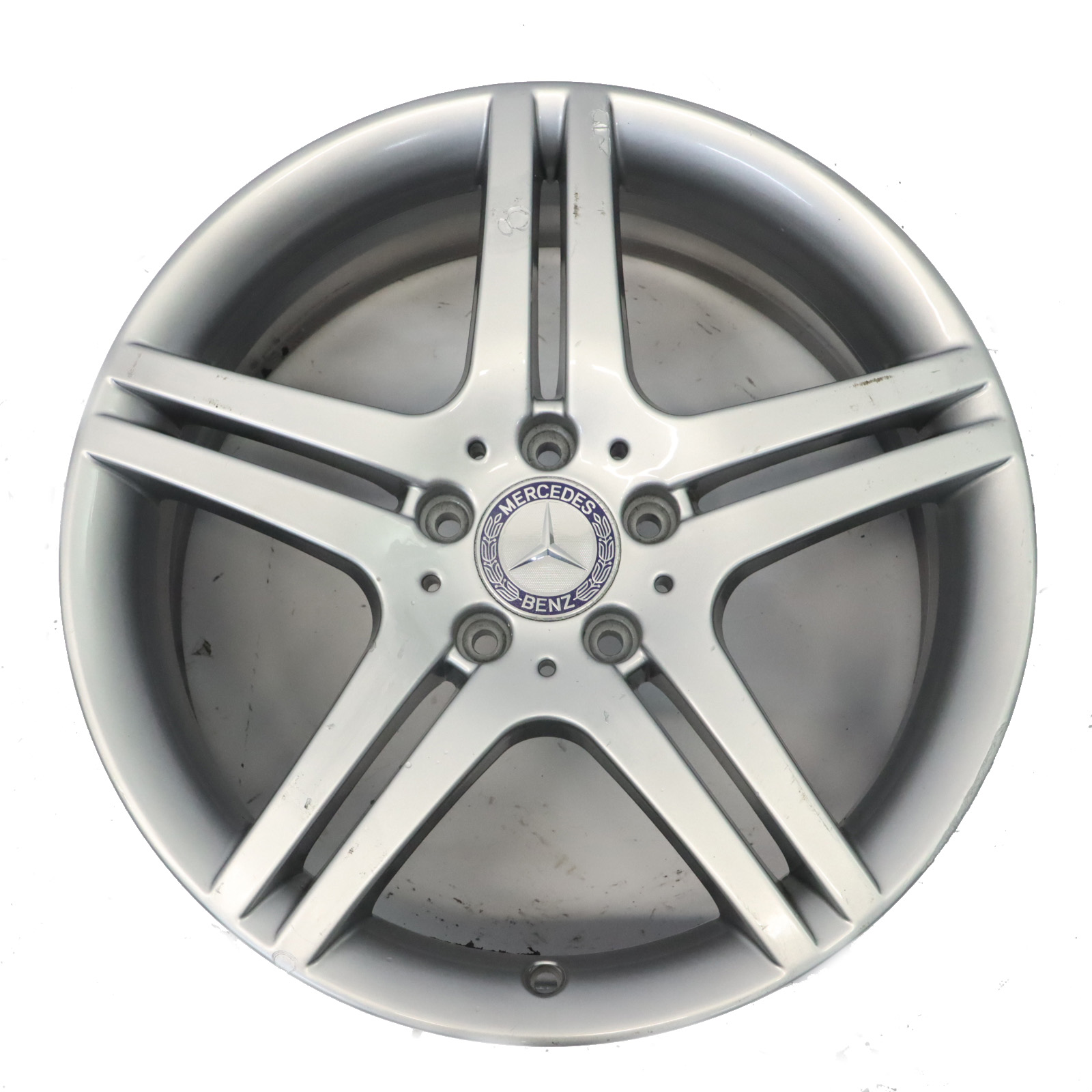 Mercedes W203 Jante Alliage Argent 18" ET:36 7,5J 5-Double Spoke A2034015502