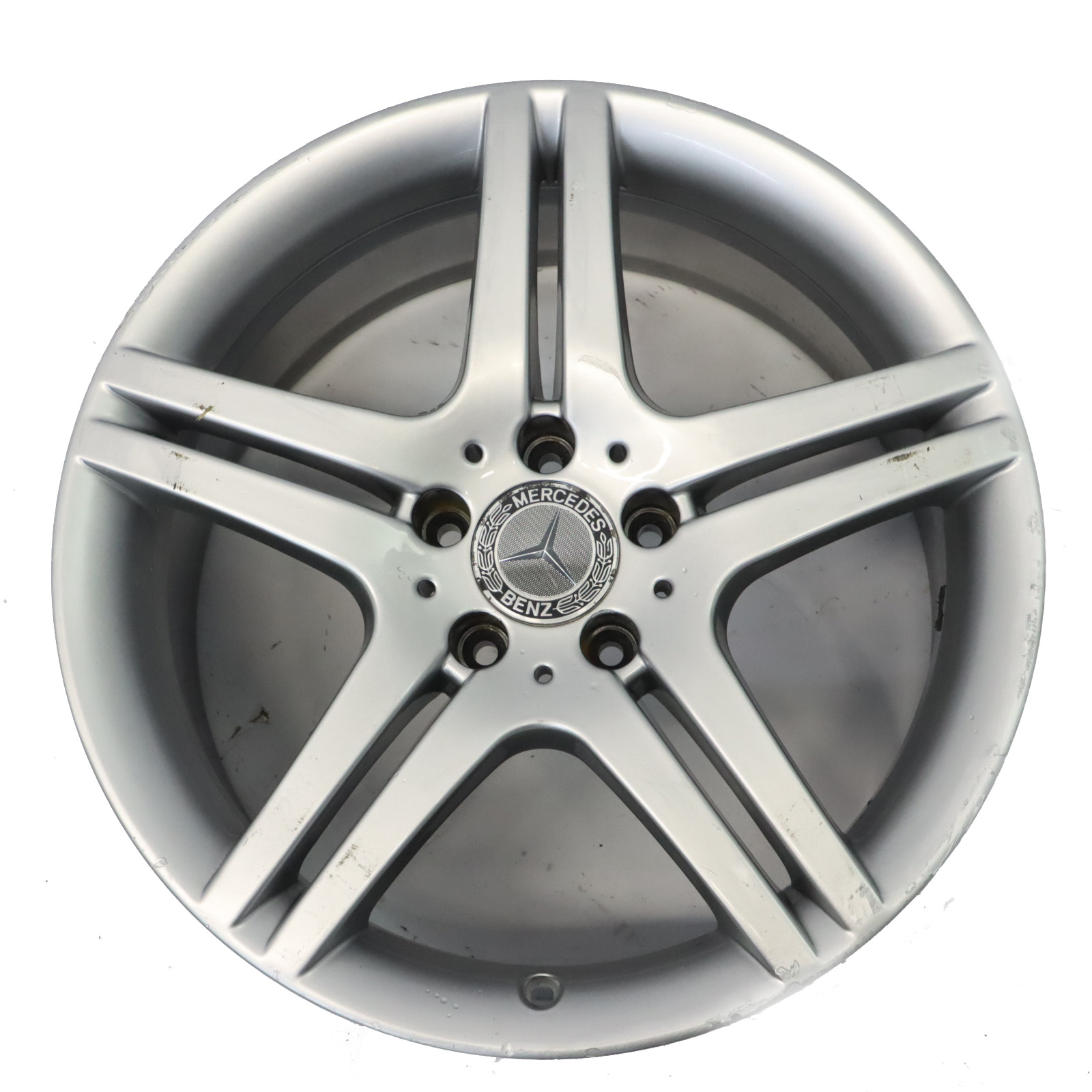 Mercedes W203 Argent 5-Double Rayon 18" ET:30 8,5J A2034015602