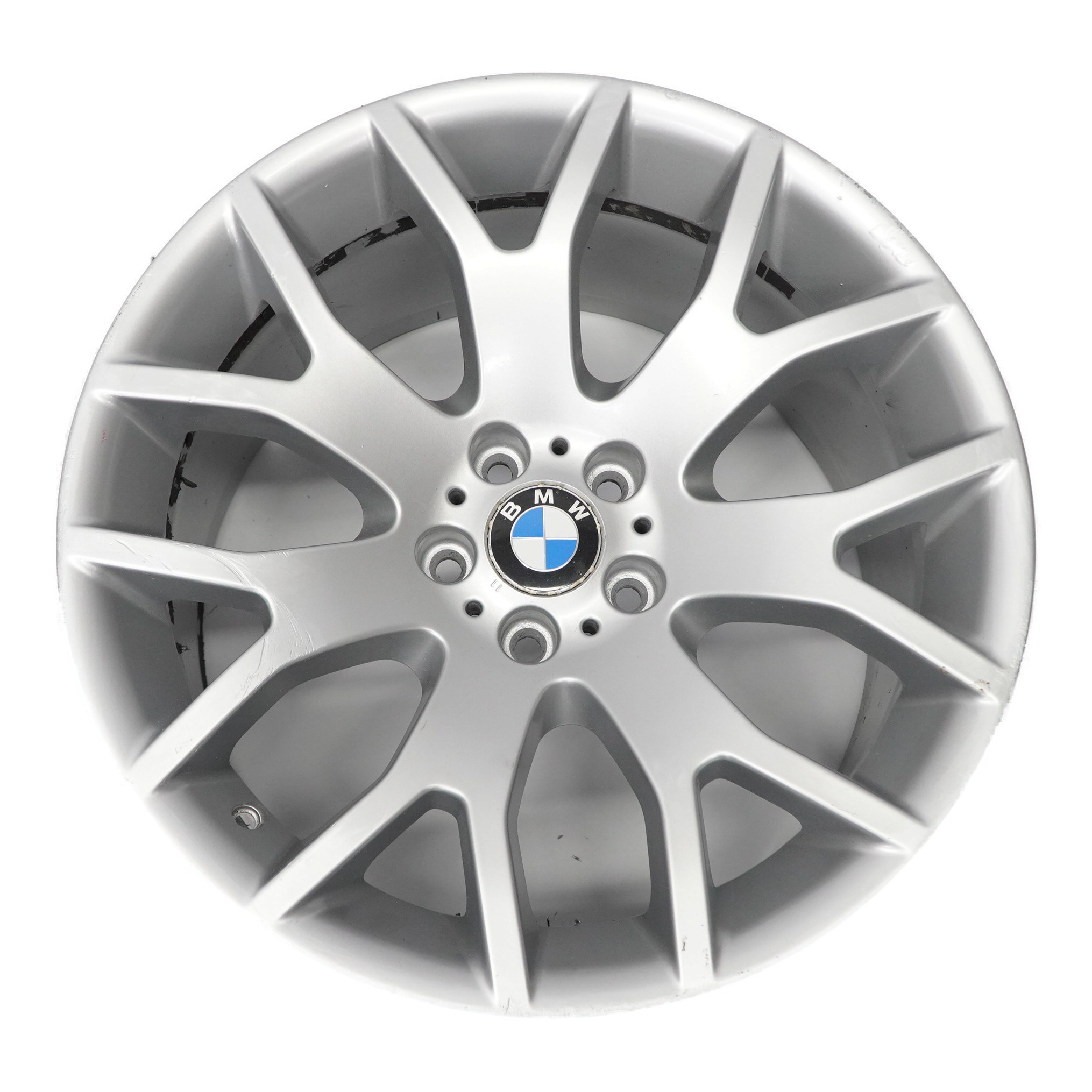 BMW X5 E70 Jante arrière alliage argenté 20" Cross Spoke 177 11J ET:37 6774399