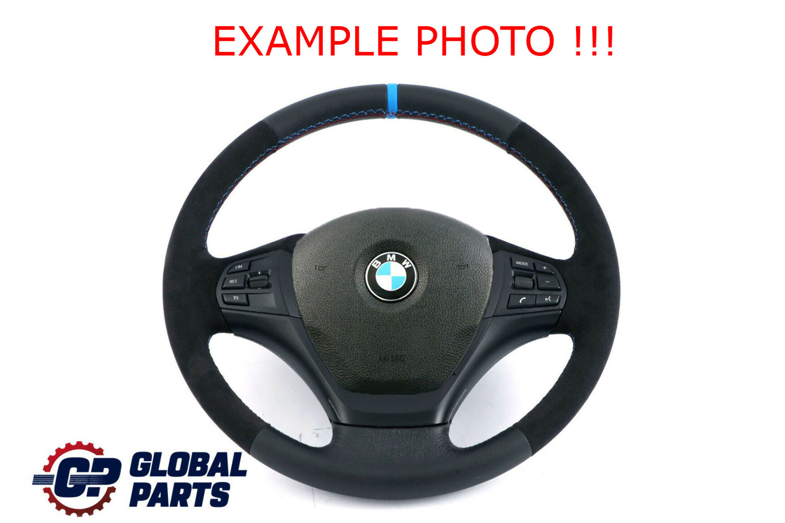 BMW F20 F21 F22 F30 F31 Volant avec NEUF Noir Cuir / Alcantara, M-Sport stylise