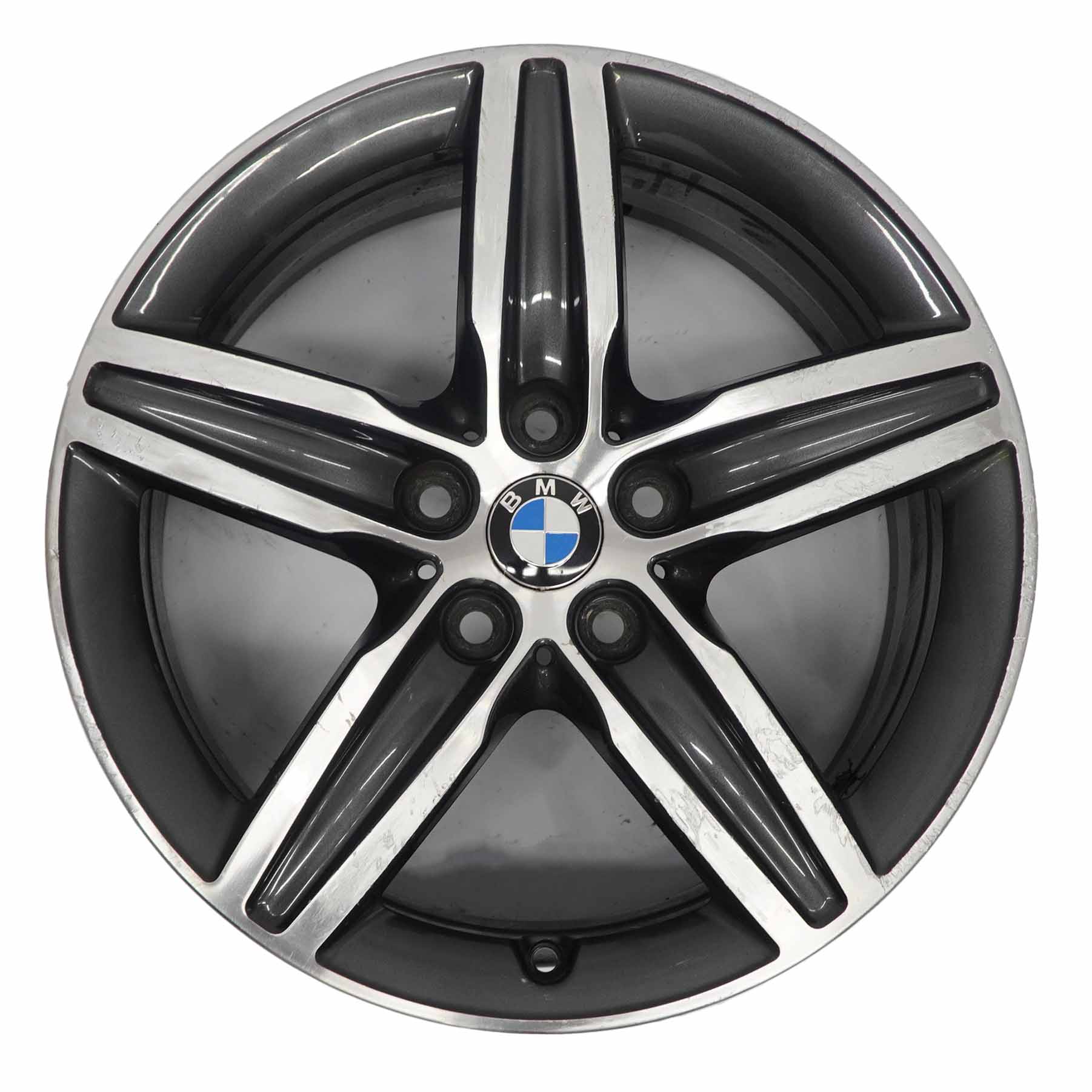 BMW F45 F46 Jante en Alliage Gris Orbite 17" 7,5J ET:54 Rayon Étoile 379 6855091