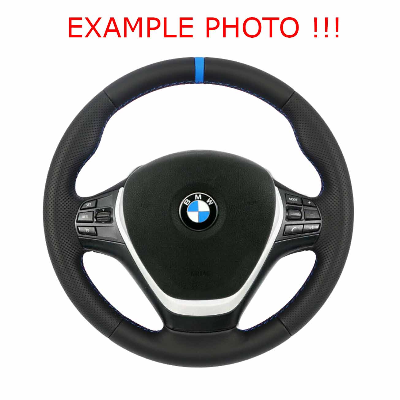 BMW F20 F21 F30 F31 F32 F36 Sport Volant avec NEUF Noir Cuir