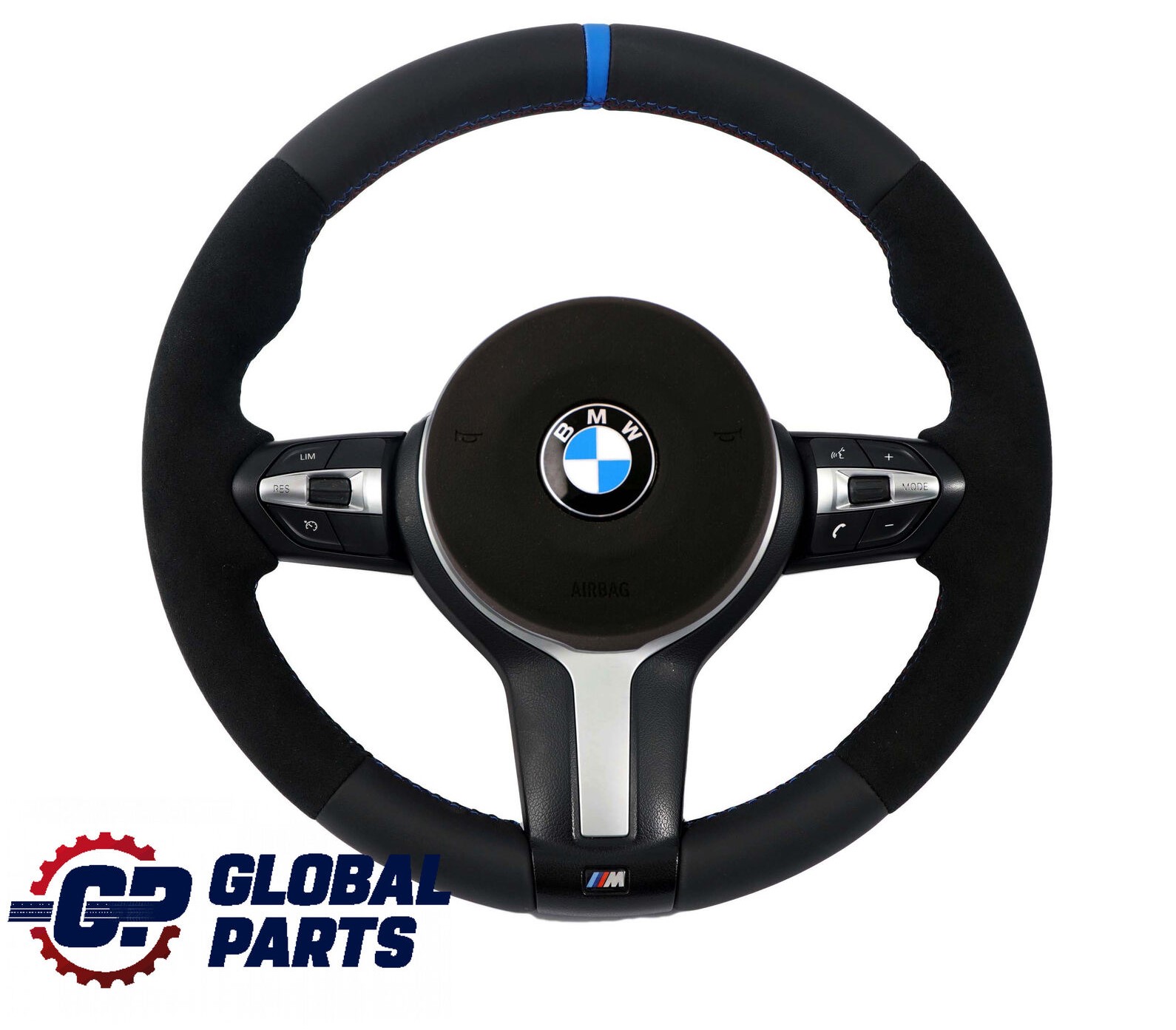 BMW F20 F21 F30 F31 F32 M Sport Volant avec NEUF Noir Cuir / Alcantara + Airbag