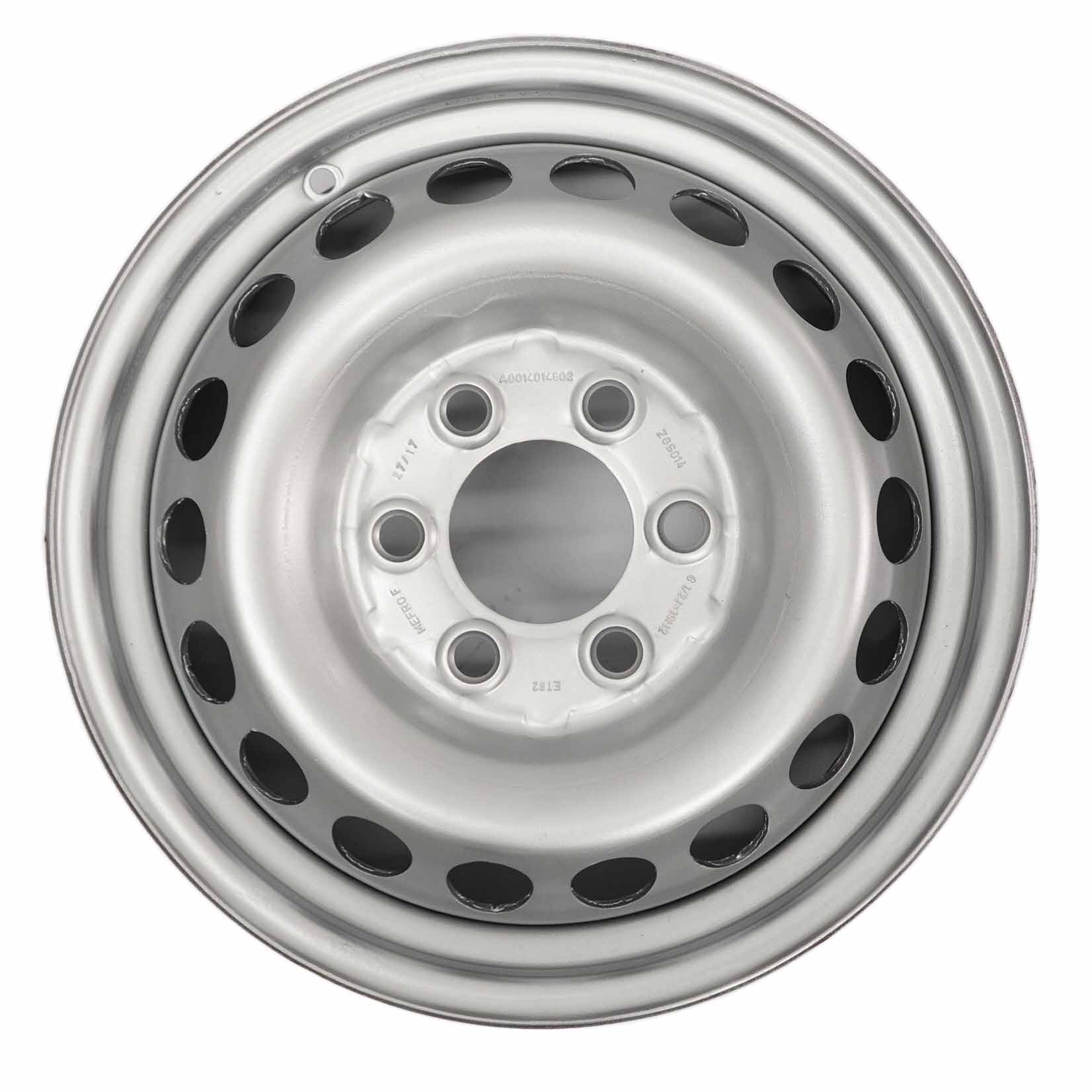 Mercedes Sprinter W906 Jante en acier argenté 16" 6,5J ET:62 A0014014802