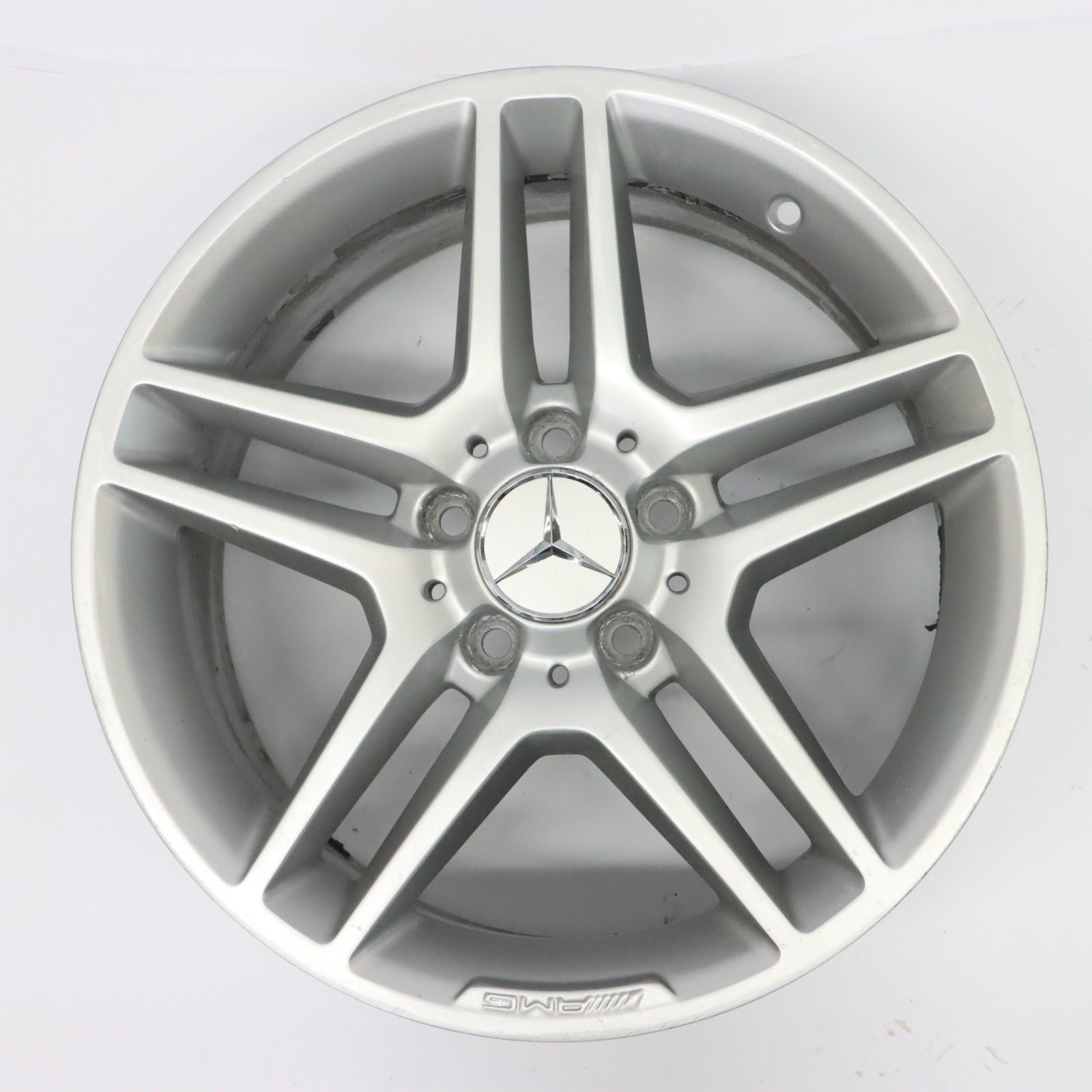 Mercedes W204 AMG Jante arrière en alliage argenté 17" 8.5J ET:58 A2044019702