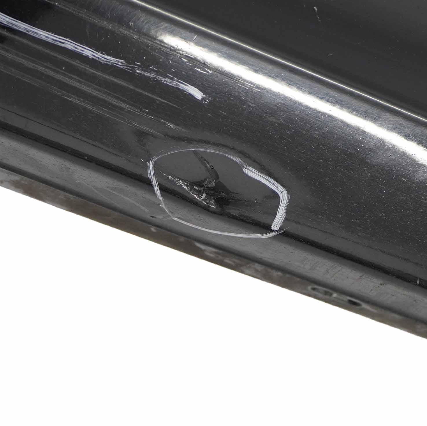 BMW 1 E87 Bas de porte Couverture Seuil gauche de coloris noir 2