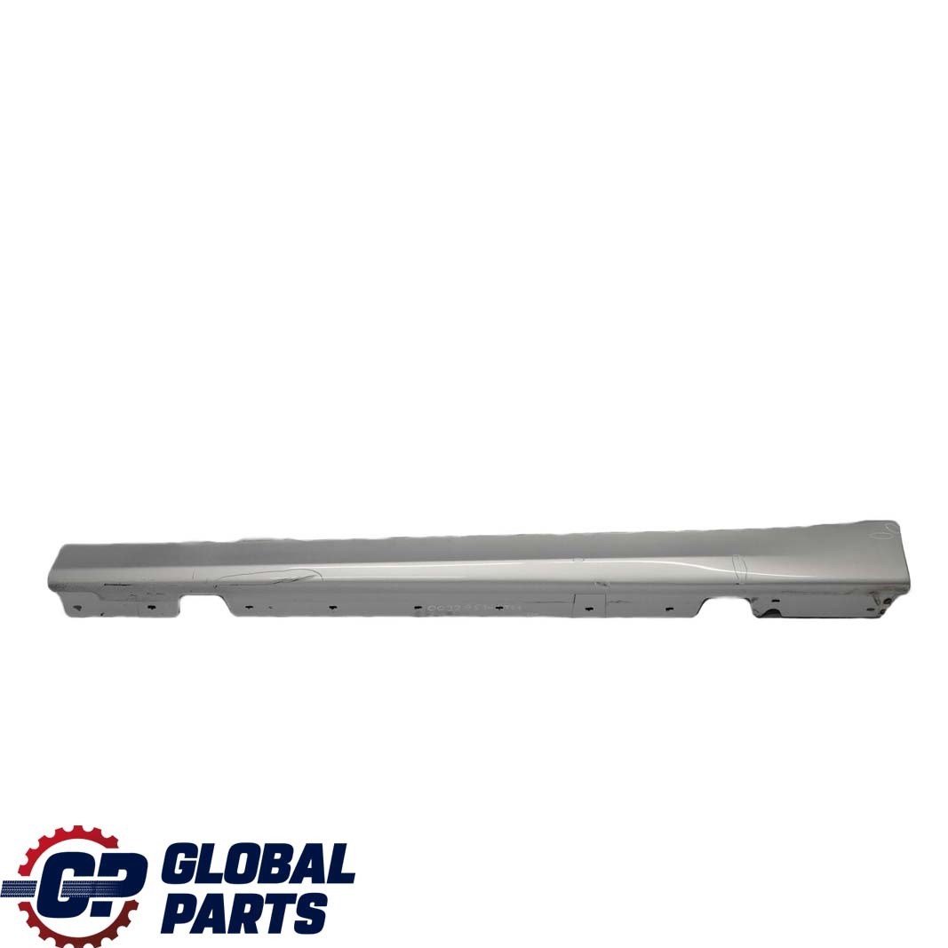 BMW 3 E90 E91 4 Bas de Porte Couverture Seuil a Gauche Argent Titane Argent 354