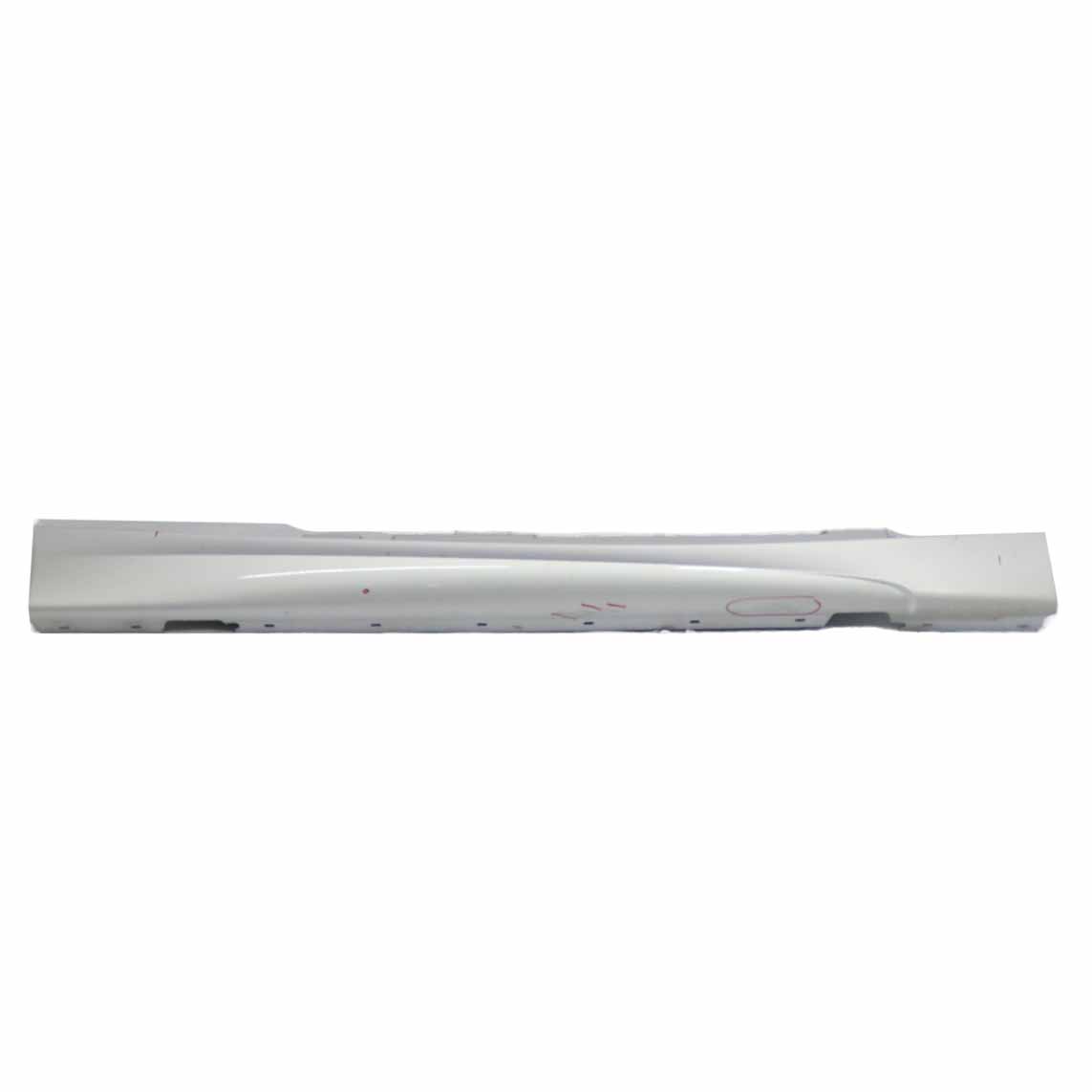 BMW E87 M Sport Bas de Porte Couverture Seuil Droite Argent Titane - 354