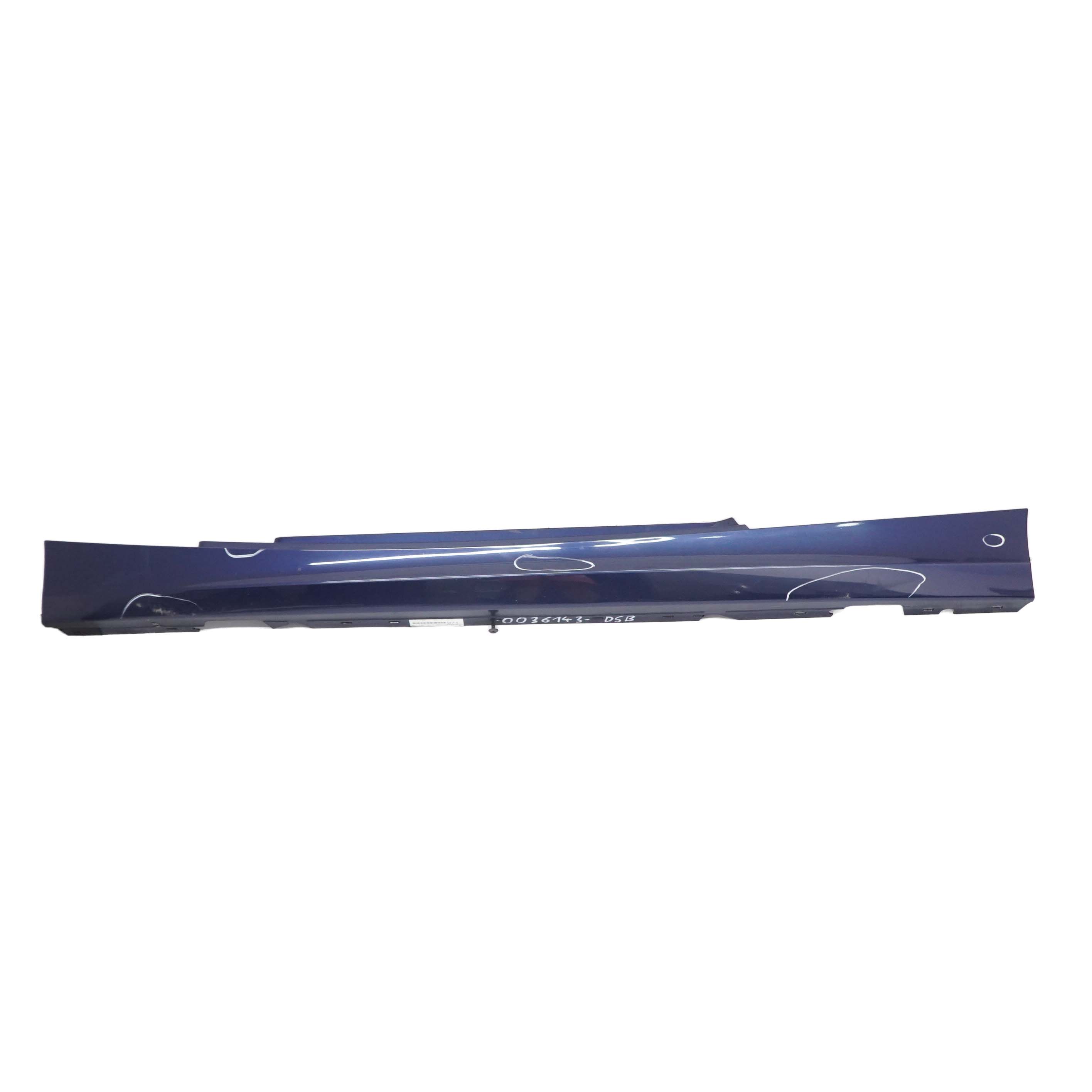 BMW E81 E82 E88 Bas de Porte Couverture Seuil A Gauche Bleu Fonce - A76