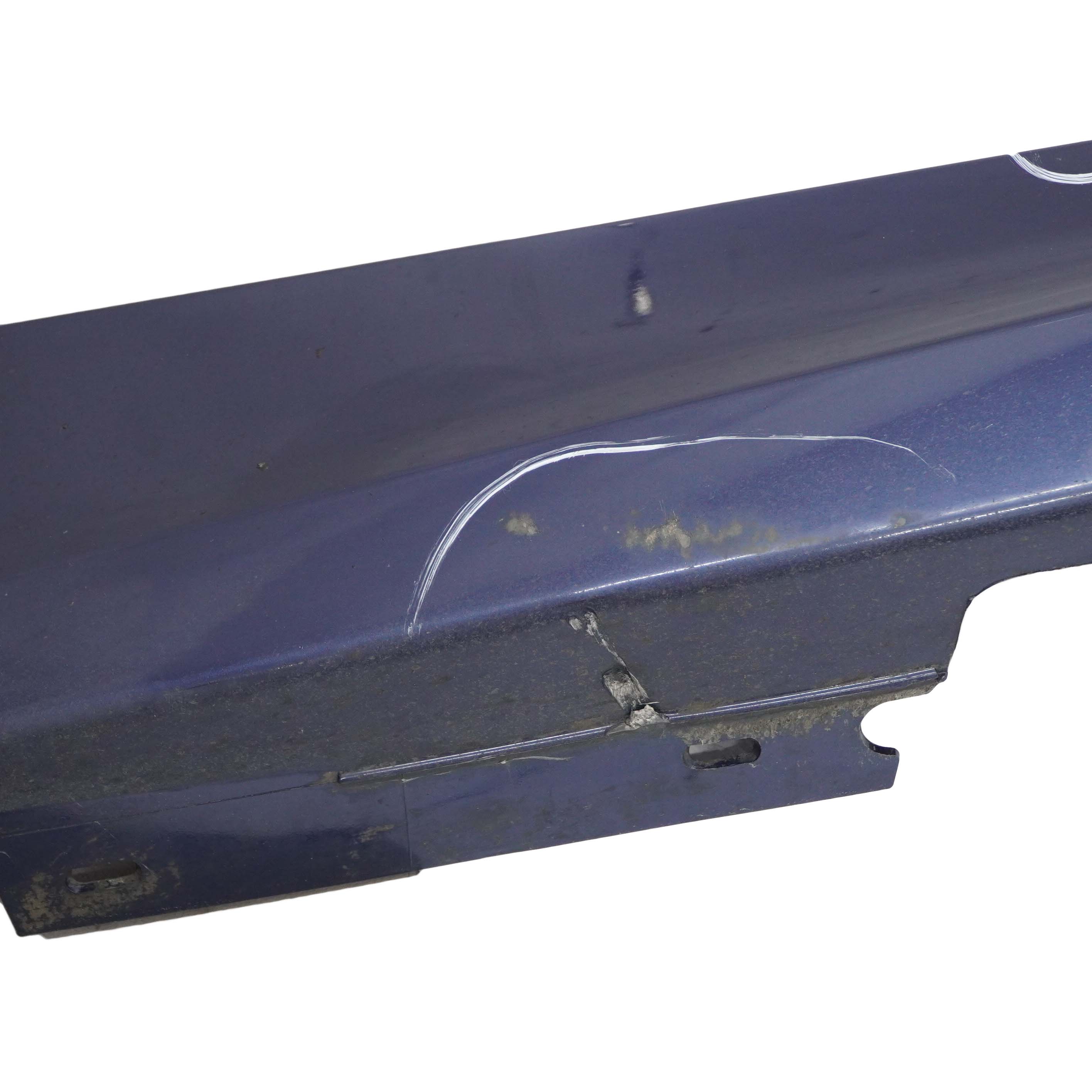 BMW E81 E82 E88 Bas de Porte Couverture Seuil A Gauche Bleu Fonce - A76