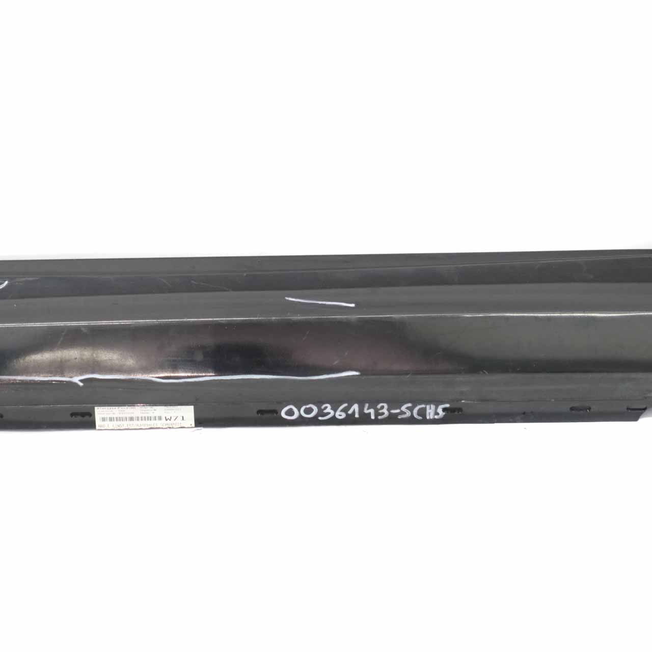 BMW E81 E82 E88 Bas de Porte Couverture Seuil A Gauche Noir - 668