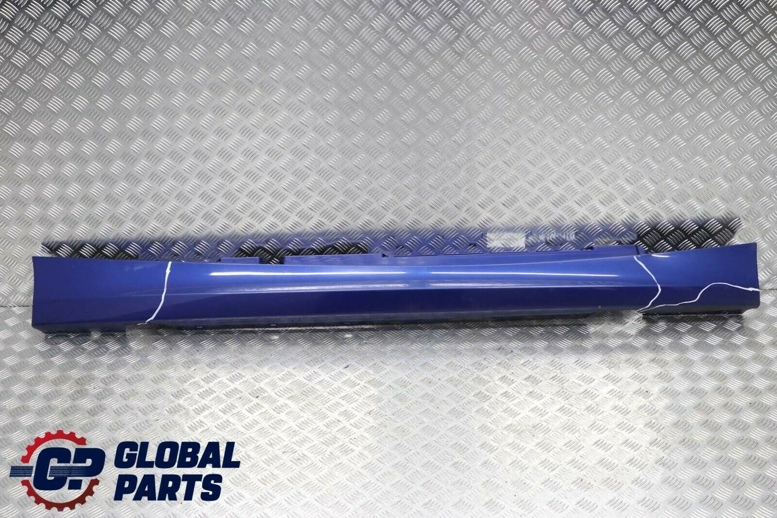 BMW E87 LCI Bas de Porte Couverture Seuil Droite Bleu Montego Bleu -