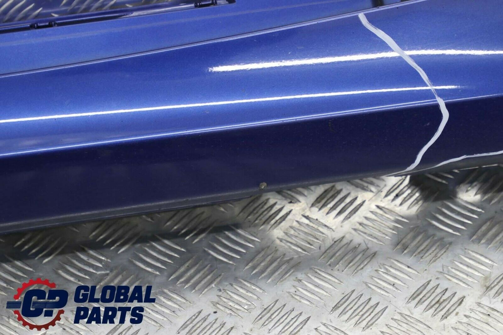 BMW E87 LCI Bas de Porte Couverture Seuil Droite Bleu Montego Bleu -