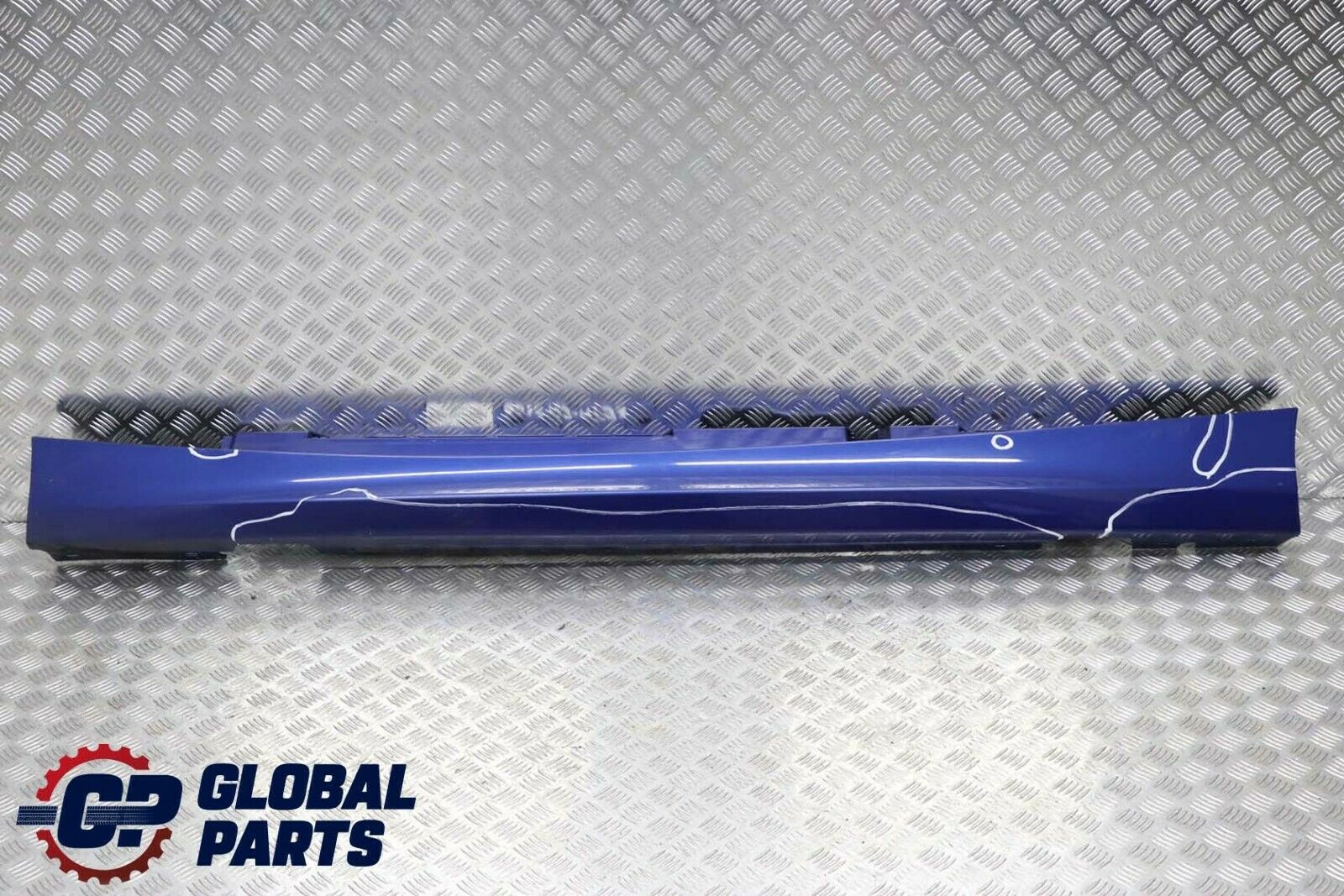 BMW E87 LCI Bas de Porte Couverture Seuil A Gauche Bleu Montego Bleu - A51