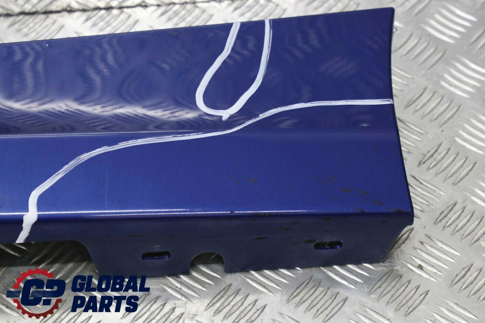 BMW E87 LCI Bas de Porte Couverture Seuil A Gauche Bleu Montego Bleu - A51