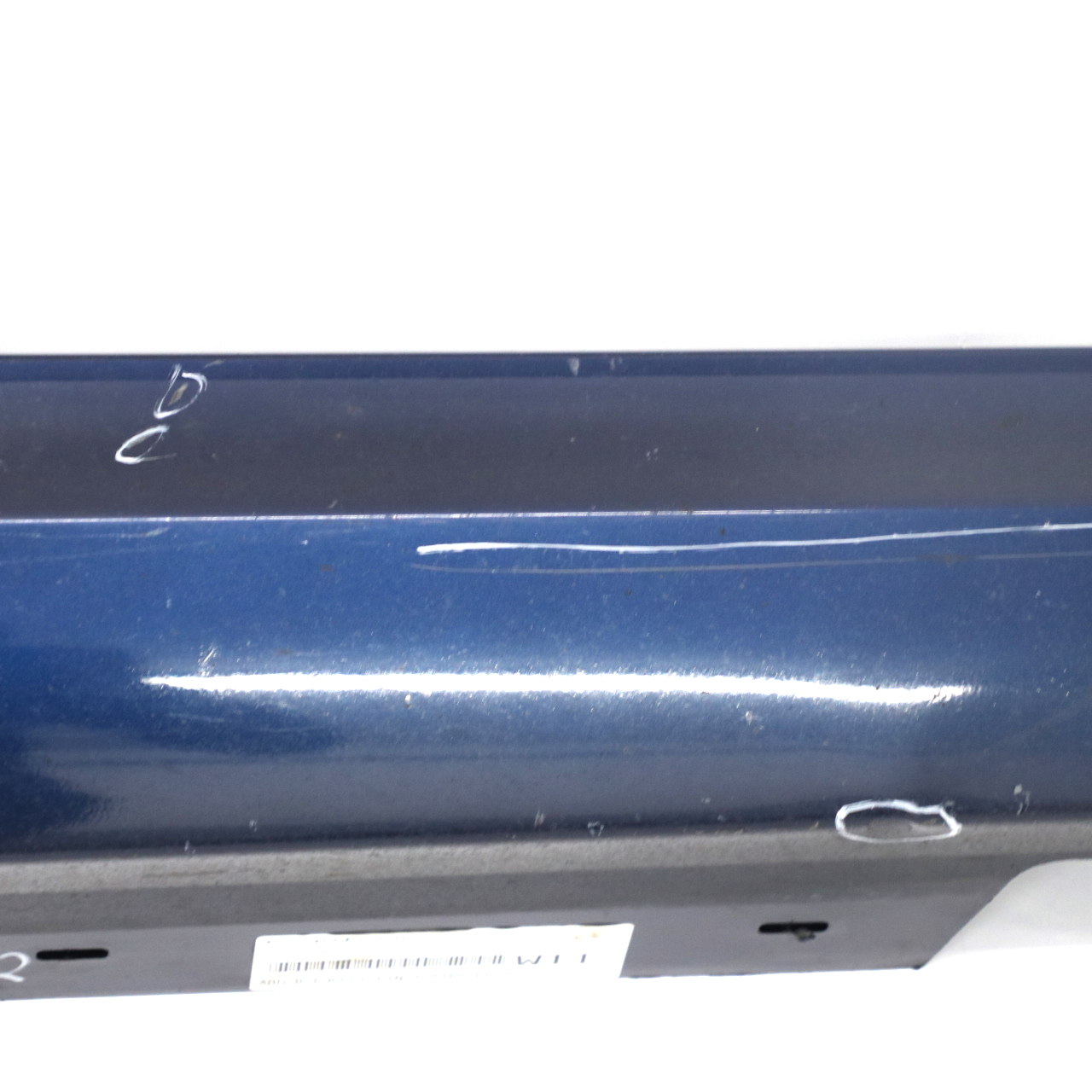 BMW E90 E91 LCI Bas de Porte Couverture Seuil Droite Tiefseeblau - A76