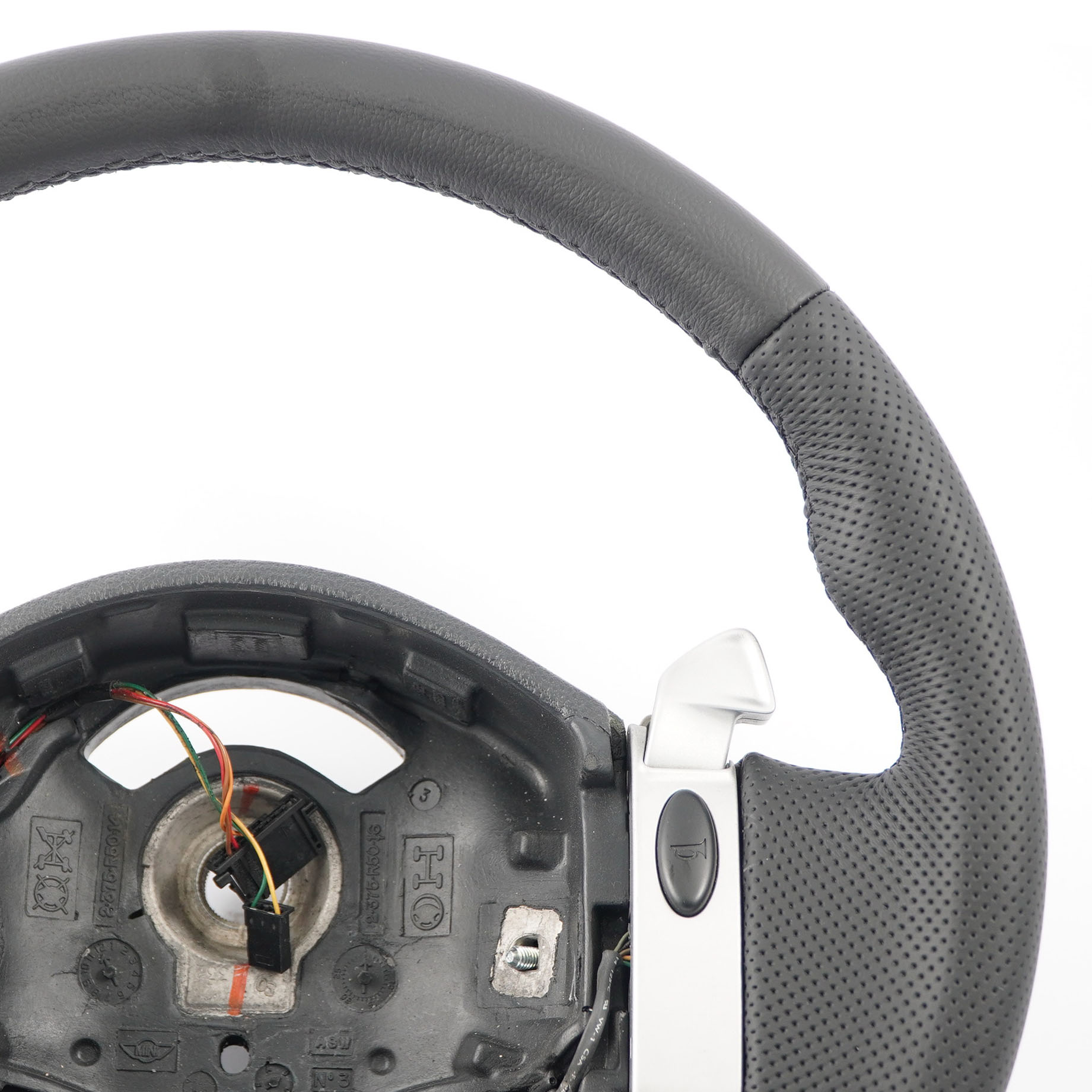 Mini Cooper One R50 R52 R53 NOUVEAU Volant Cuir Noir Steptronic