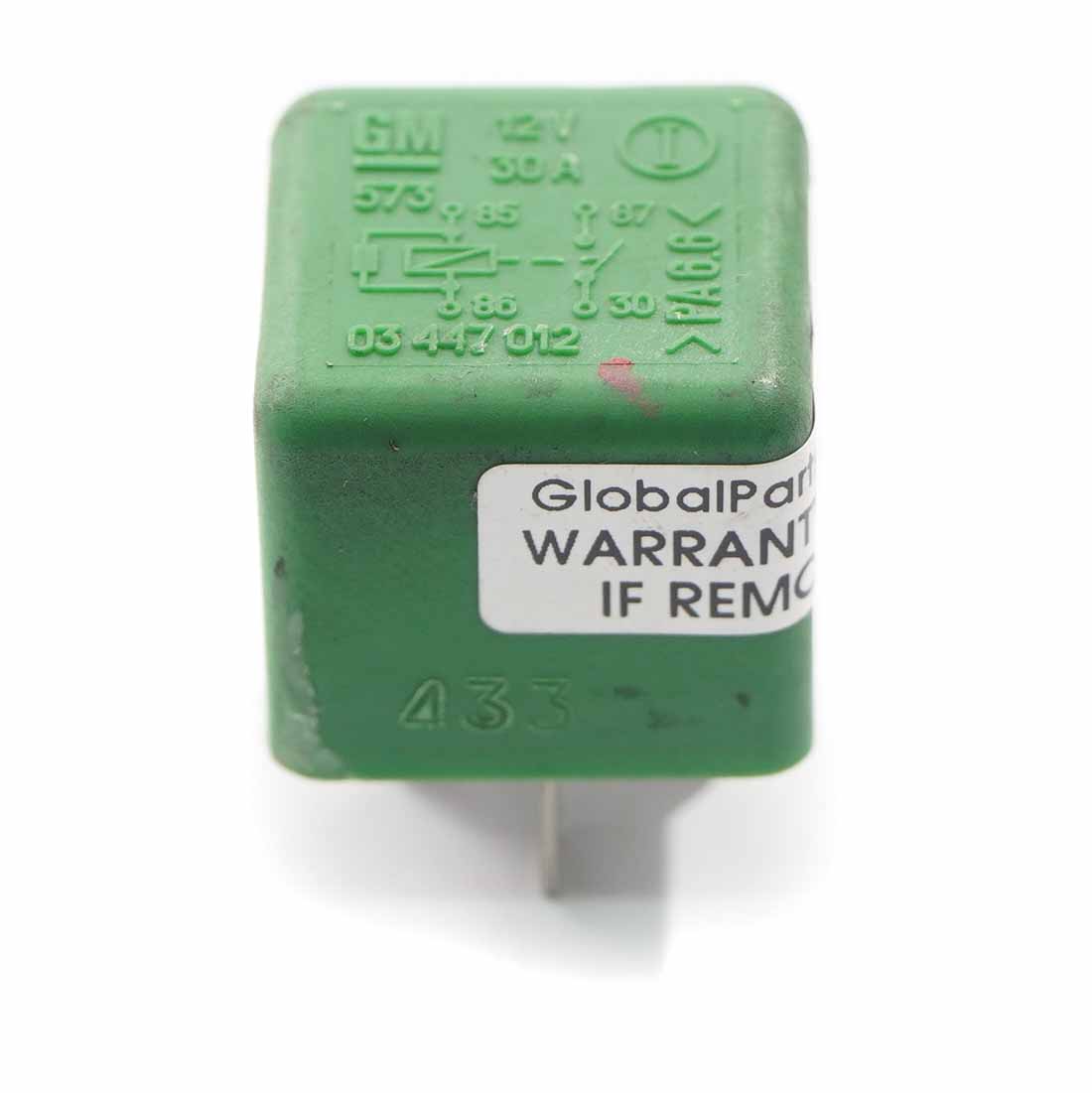 GM Vauxhall Opel Relais 4-Pin Unité bougies préchauffage multi verte 03447012