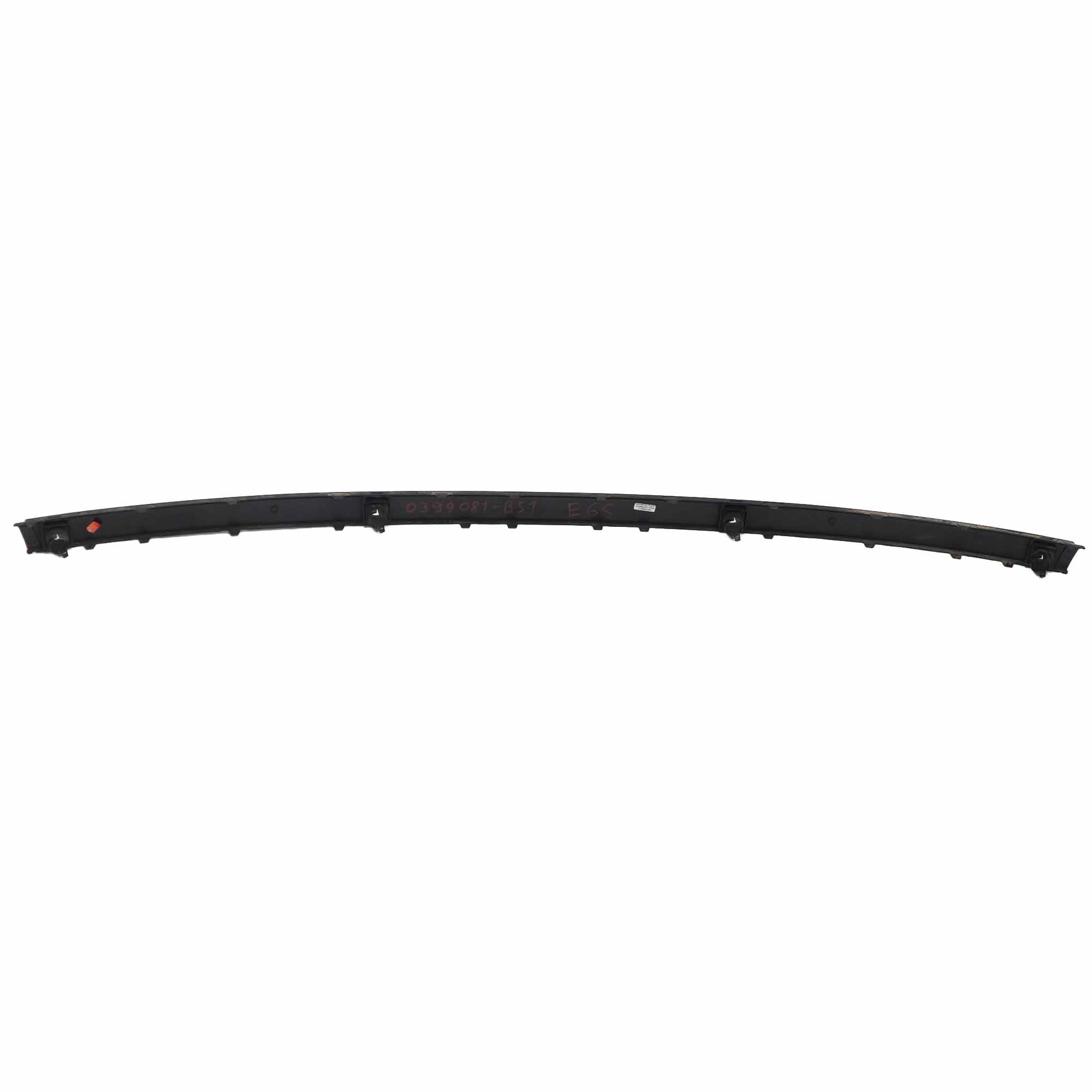 BMW E65 E66 Bumper Strip Guard Rear Centre Trim Black Sapphire Metallic 475